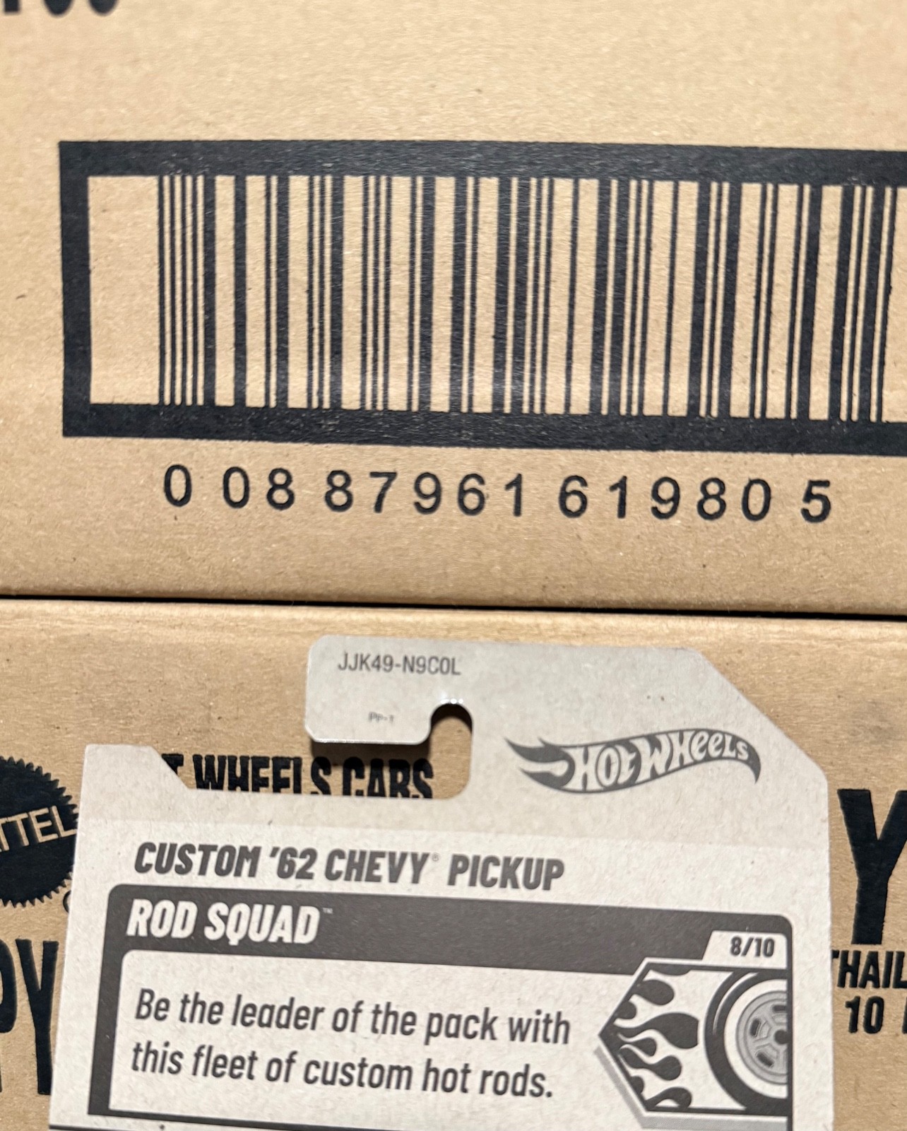 Hot Wheels Custom ‘62 Chevy Pickup #220/250 Rod Squad 8/10 FiTech J Hook Crease
