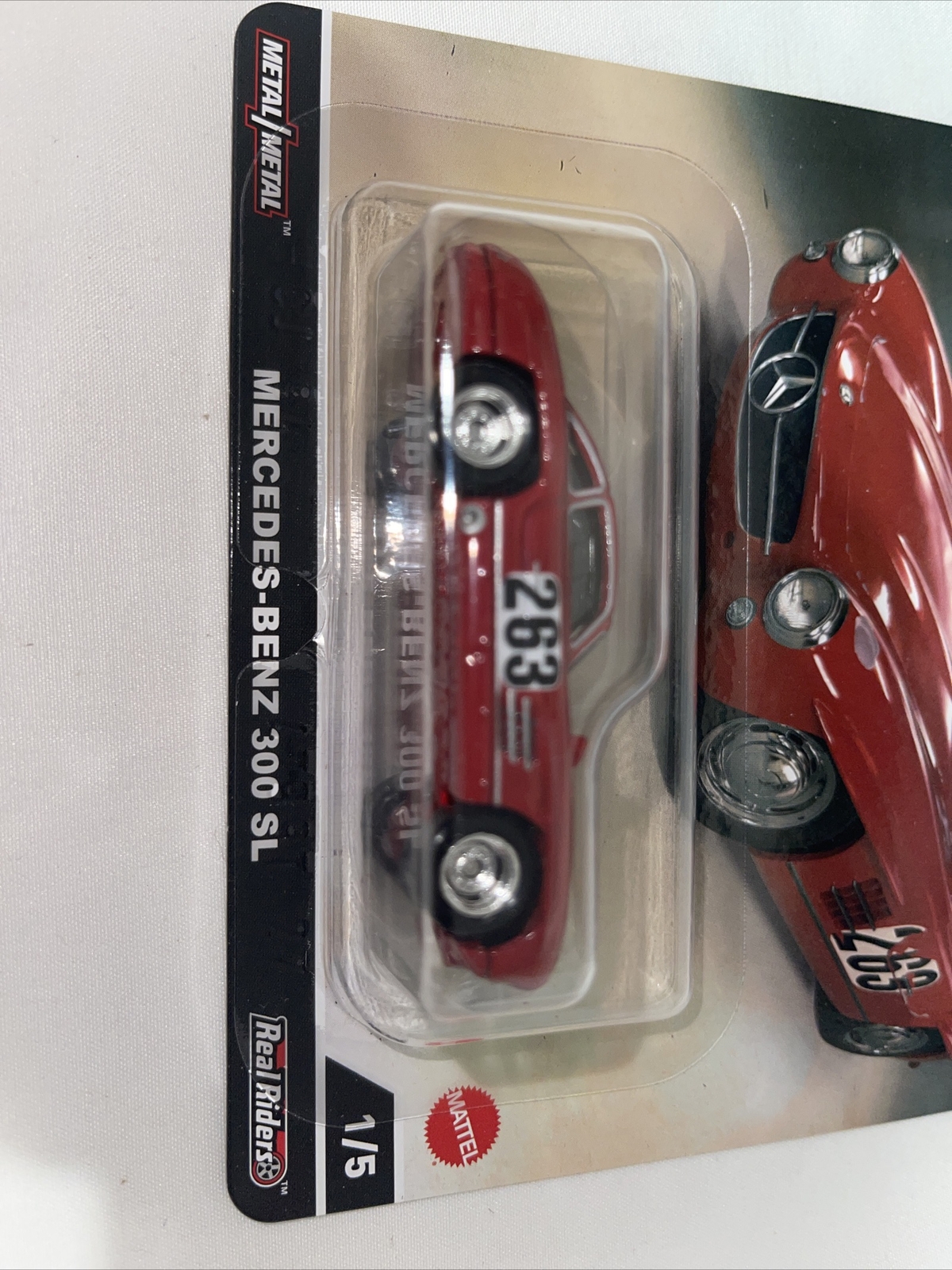 2022 Hot Wheels Premium Jay Leno’s Garage MERCEDES-BENZ 300 SL Metal Real Riders