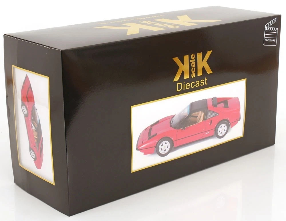 KK Scale Models 1982 Ferrari 308 GTS QV US-Version Red LARGE CAR 1:12*New!