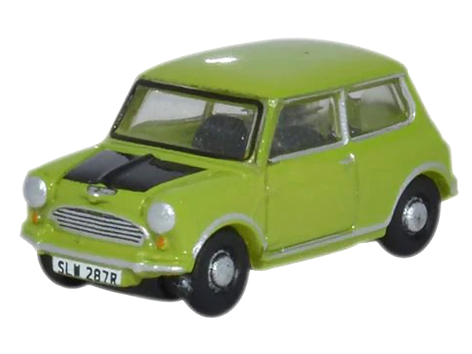 MINI COOPER LIME GREEN 1/148 (N) SCALE DIECAST MODEL CAR BY OXFORD NMN005