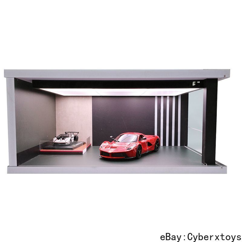 1:18 Extra Large Ceiling LED Car Model Display Case Exhibition Scene Parking Lot