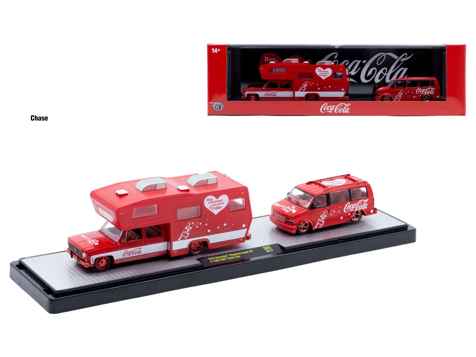 AUTO HAULERS “COCA-COLA” RELEASE S05, 3 PC SET 1/64 DIECAST MODELS M2 56000-S05
