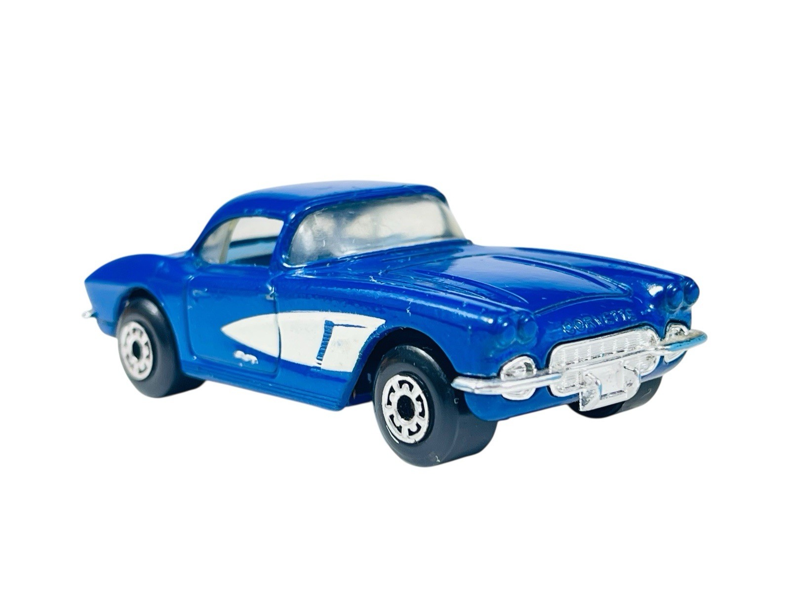 Matchbox Lesney Superfast (2) Varied MB71 1962 Chevy Corvettes w/Yellow Boxes