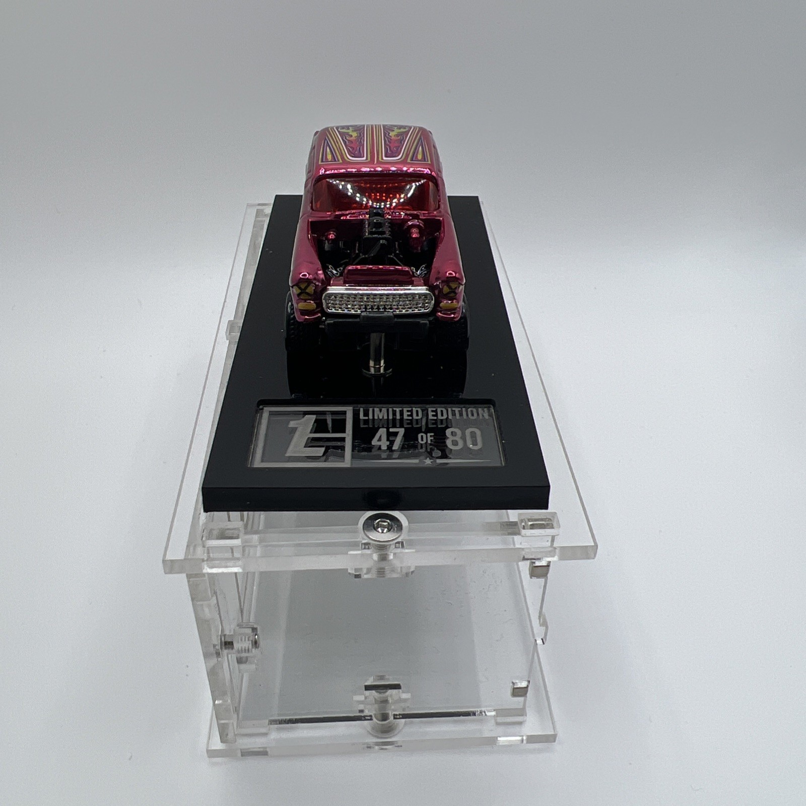 Hot Wheels 55 Gasser Lamley/Malaya Hobby Shop Pink Bel Air #47 of 80