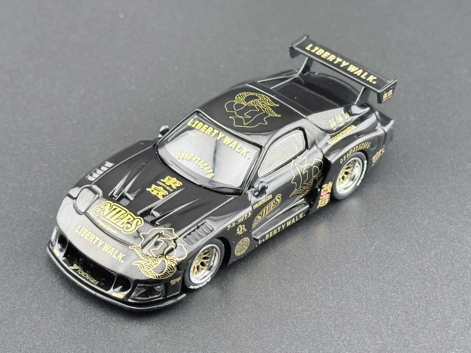 Mini GT MAZDA RX-7 LB-Super Silhouette FD-NILES Black #1101 1/64