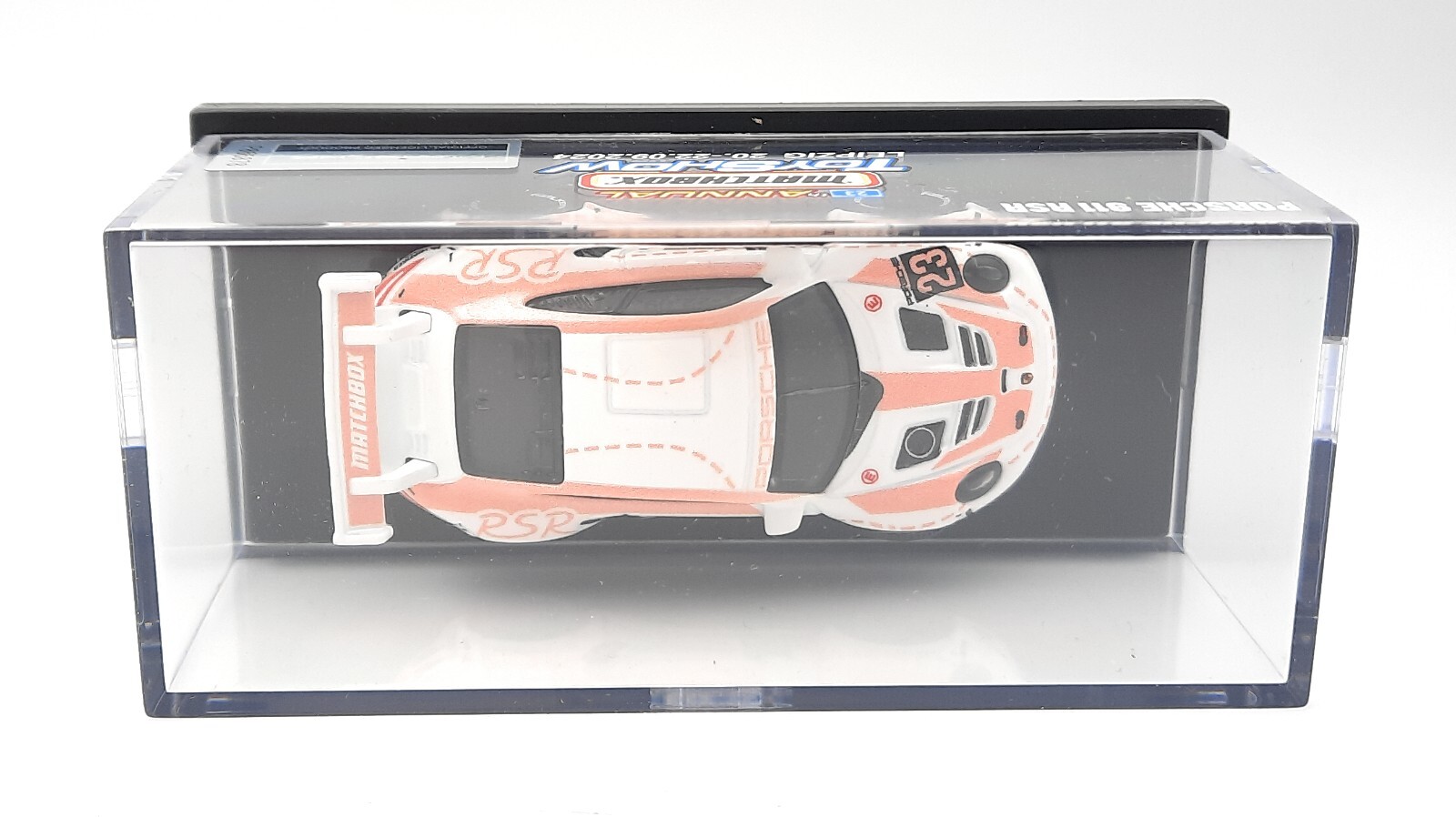 Matchbox Superfast Porsche 911 RSR white Leipzig Toy Fair 2024 Dinner. 1 of 250