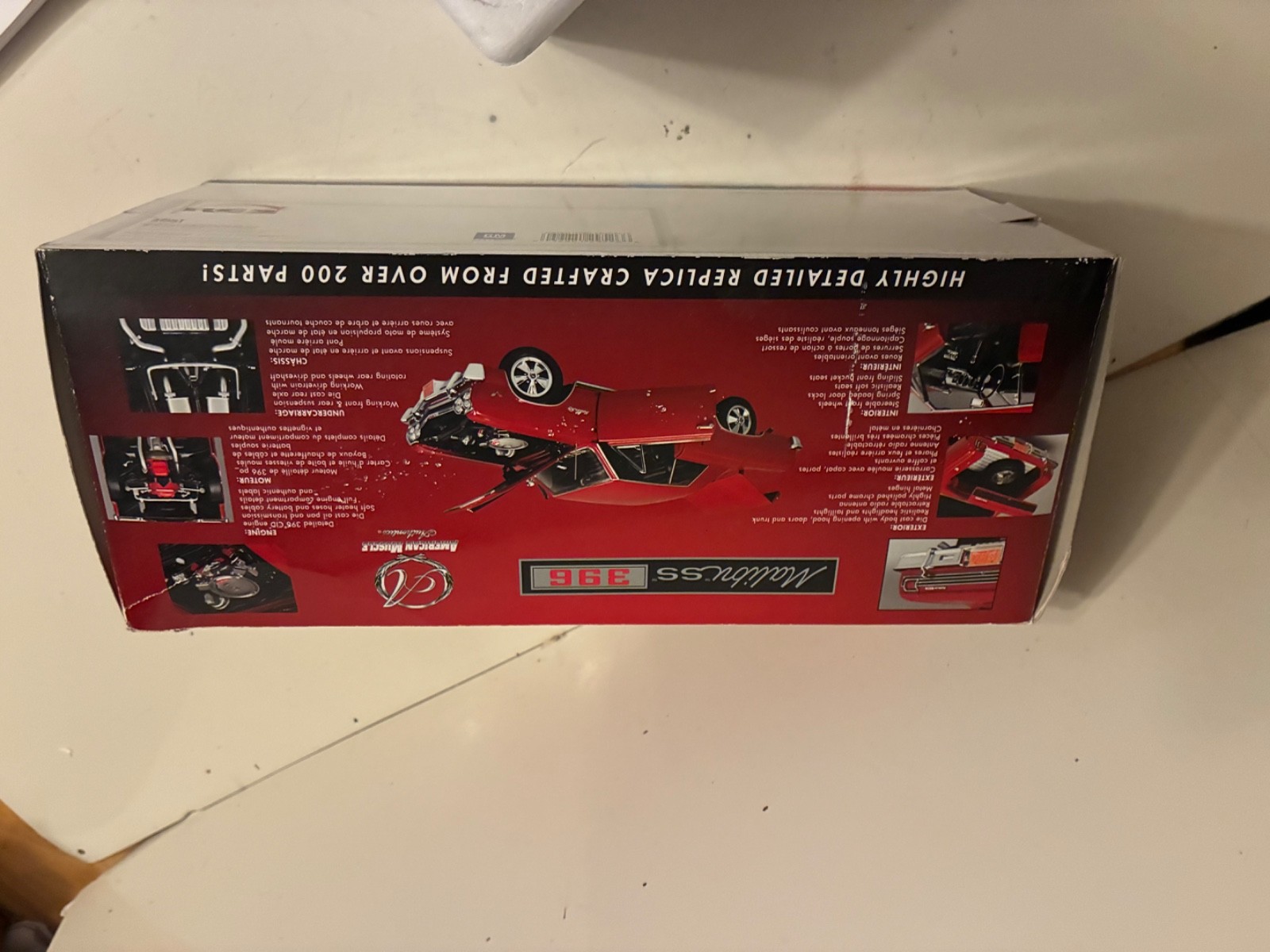 1965 Chevrolet Chevelle RED Limited Edition 1:18 MATCO TOOLS IN BOX