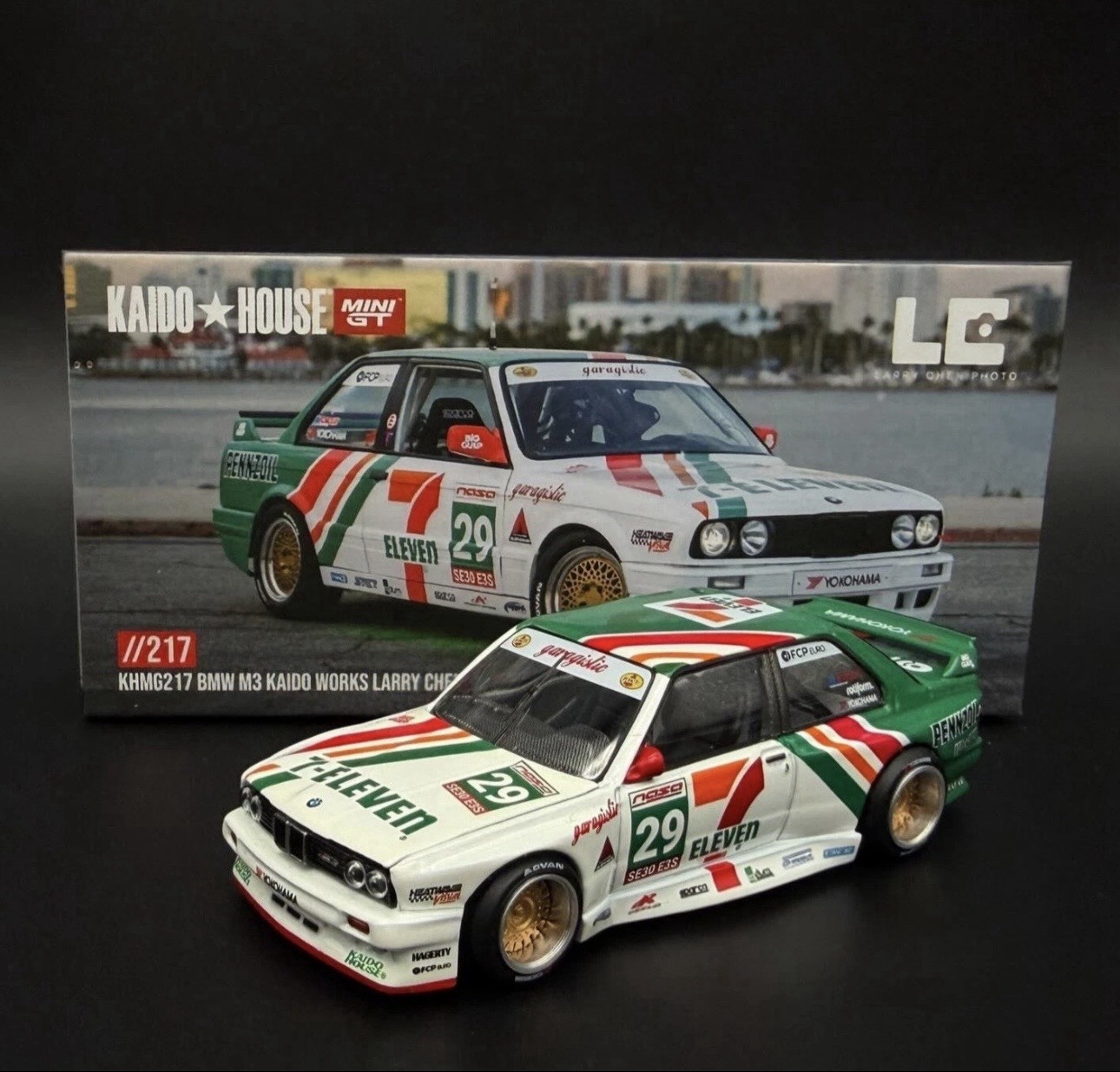 Kaido House x Mini GT 1:64 BMW M3 Kaido Works Larry Chen V1 KHMG217 Exclusive