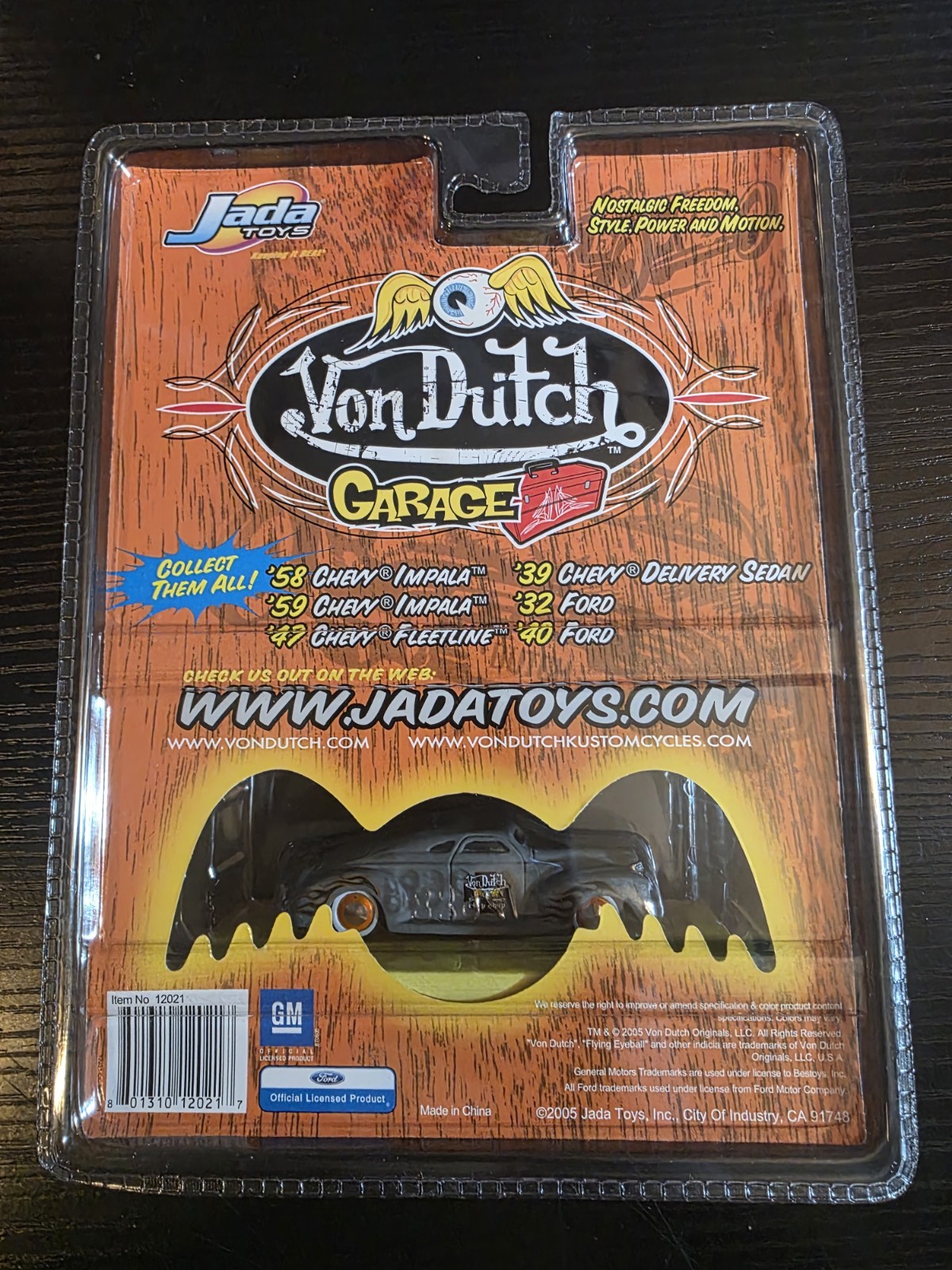 Von Dutch Garage Set Of 6 Jada Toys 2005 1:64 Scale Die Cast Year ‘32-‘59 NEW