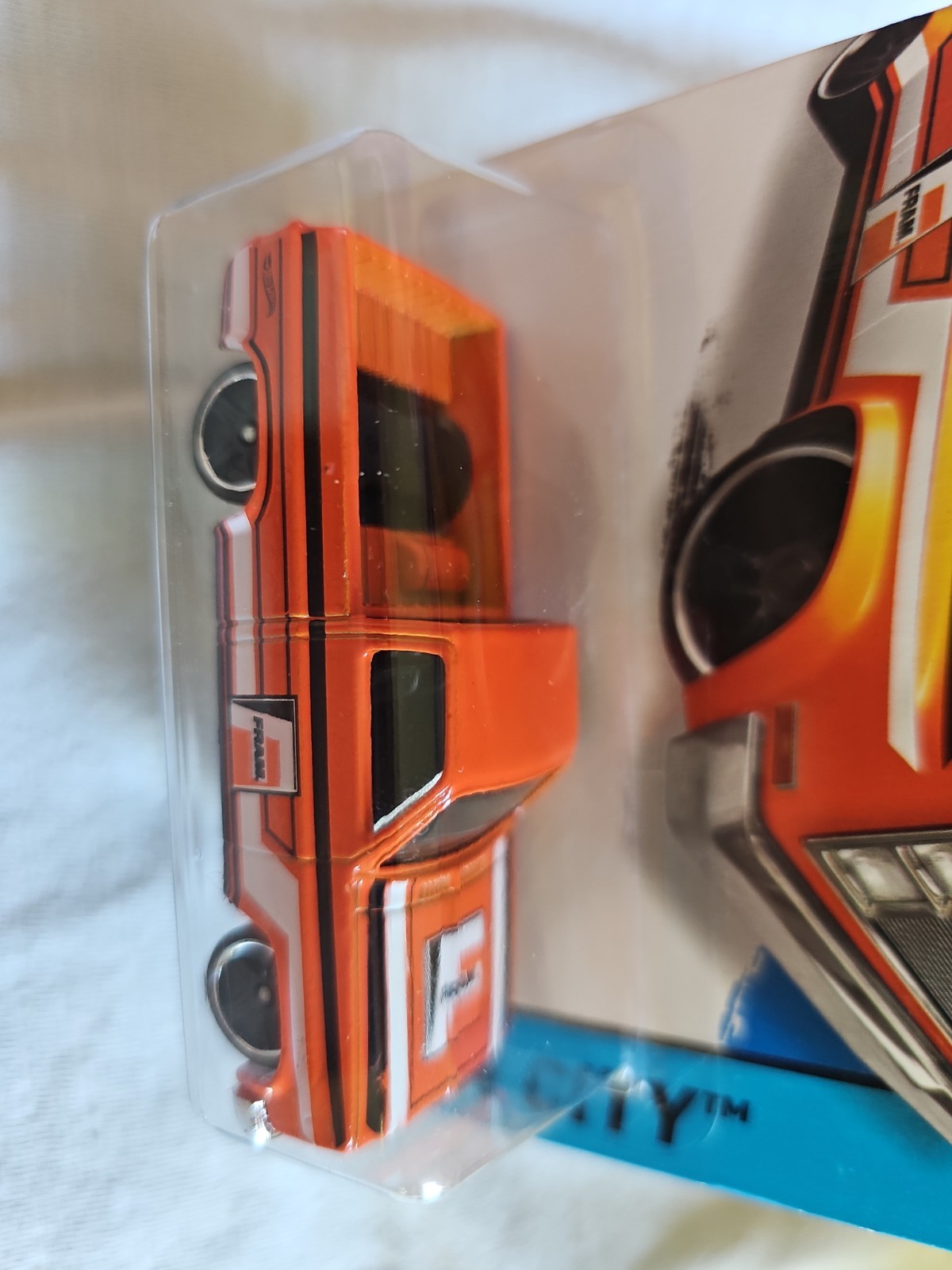 2015 Hot Wheels ’83 CHEVY SILVERADO Orange 16/250 GREAT CARD Performance FRAM