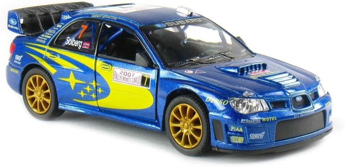 2007 Subaru Impreza WRC Racing Edition Die-Cast: Open Doors & Pullback Action