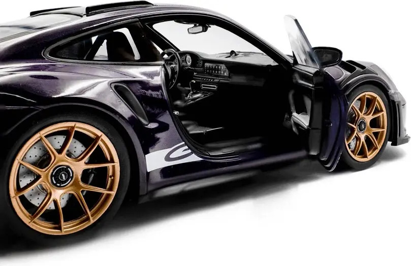 2024 Porsche 911 GT3 RS Weissach Package Purple in 1:18 scale by Solido