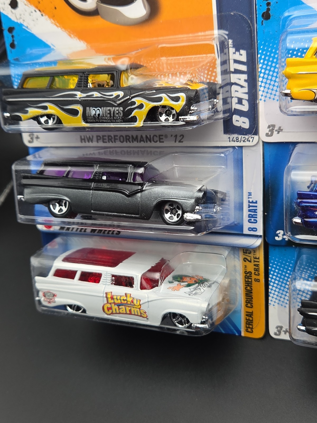 Hot Wheels 8 Crate Mooneyes Variations Lot Of 6