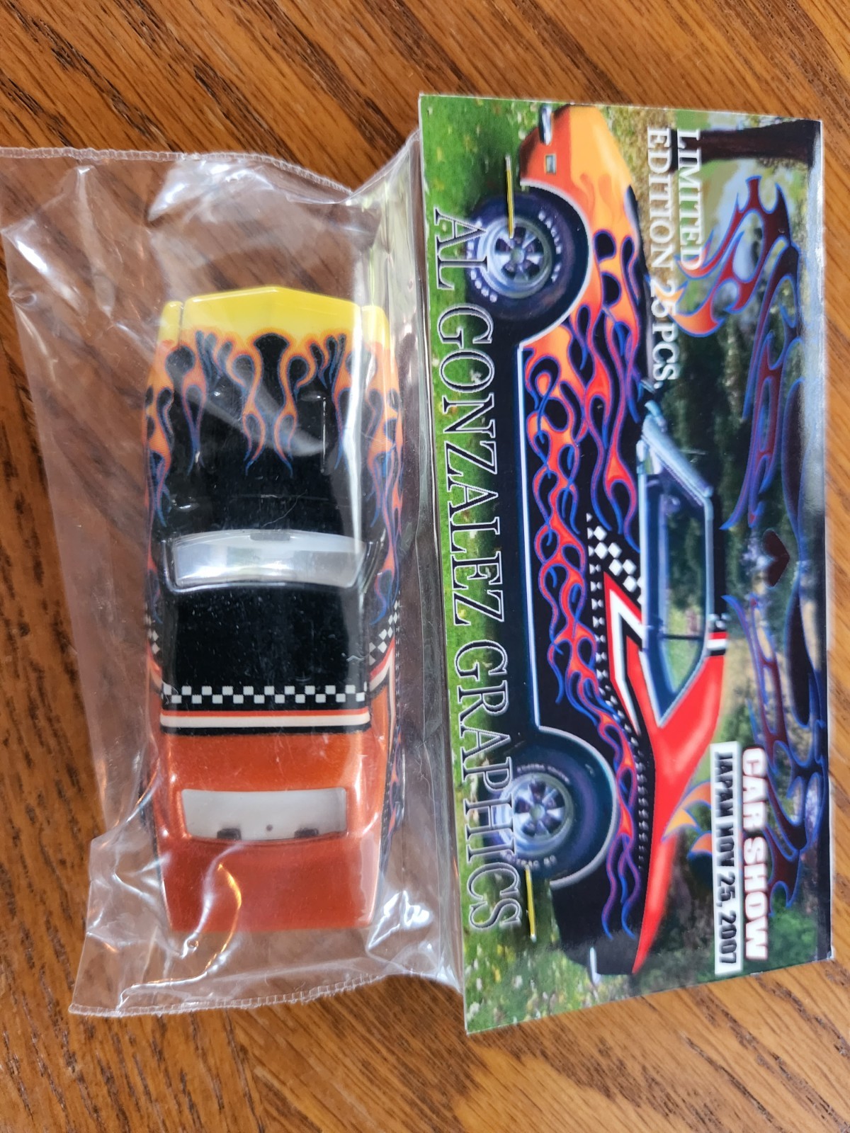 RARE ONLY 25 Hot Wheels Al Gonzalez PIBES Art 67 Camaro Osaka 2007 Car Show