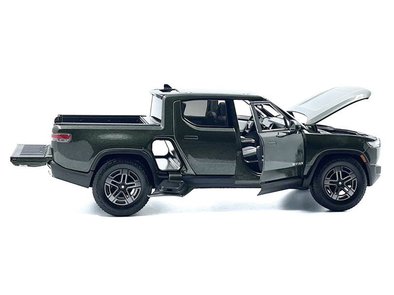 RIVIAN R1T PICKUP DARK GREEN 1/18 DIECAST MODEL BY MAISTO 31466