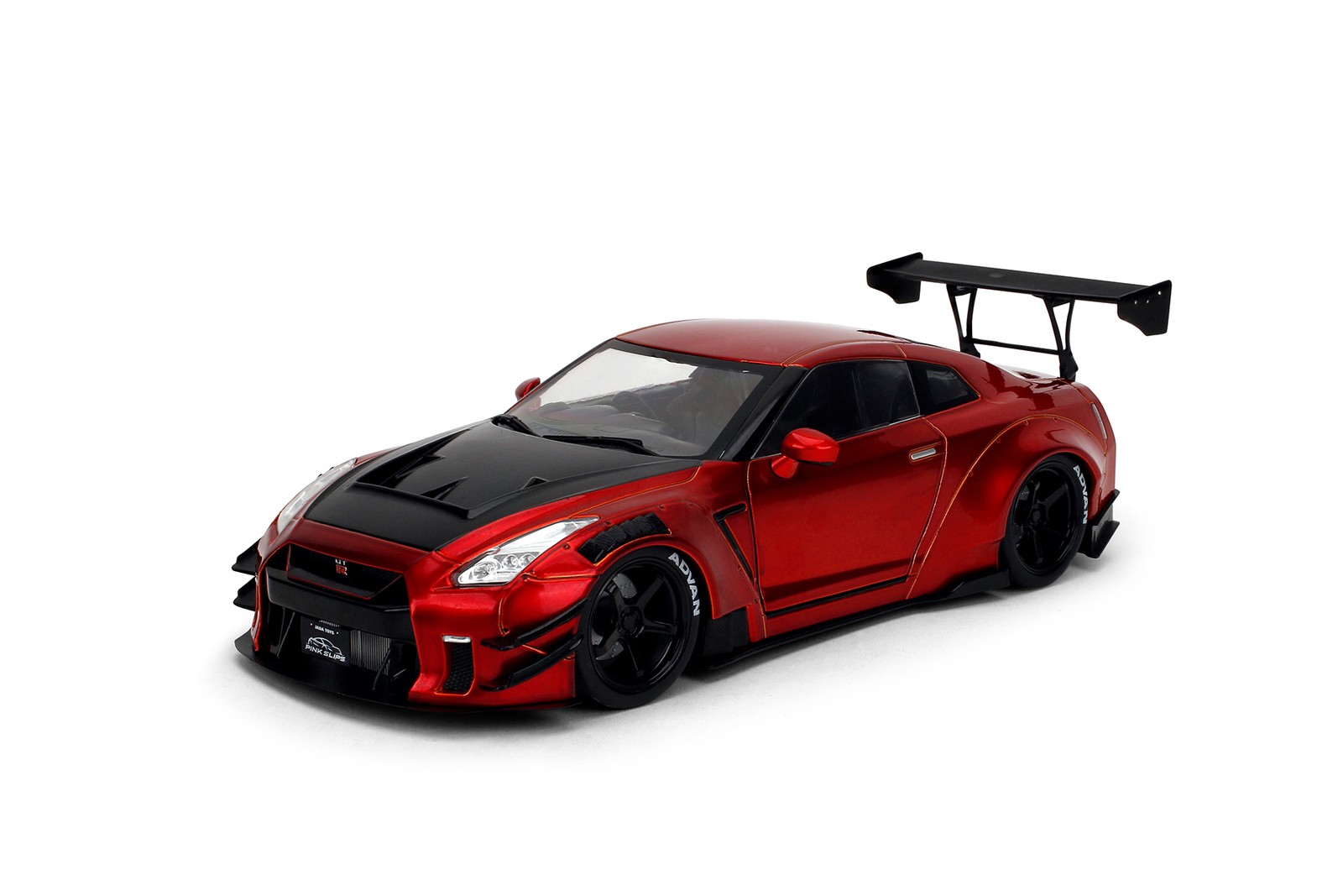 NISSAN GT-R (R35) W/LIBERTY WALK BODY KIT 2.0 1/18 DIECAST CAR JADA TOYS 36465