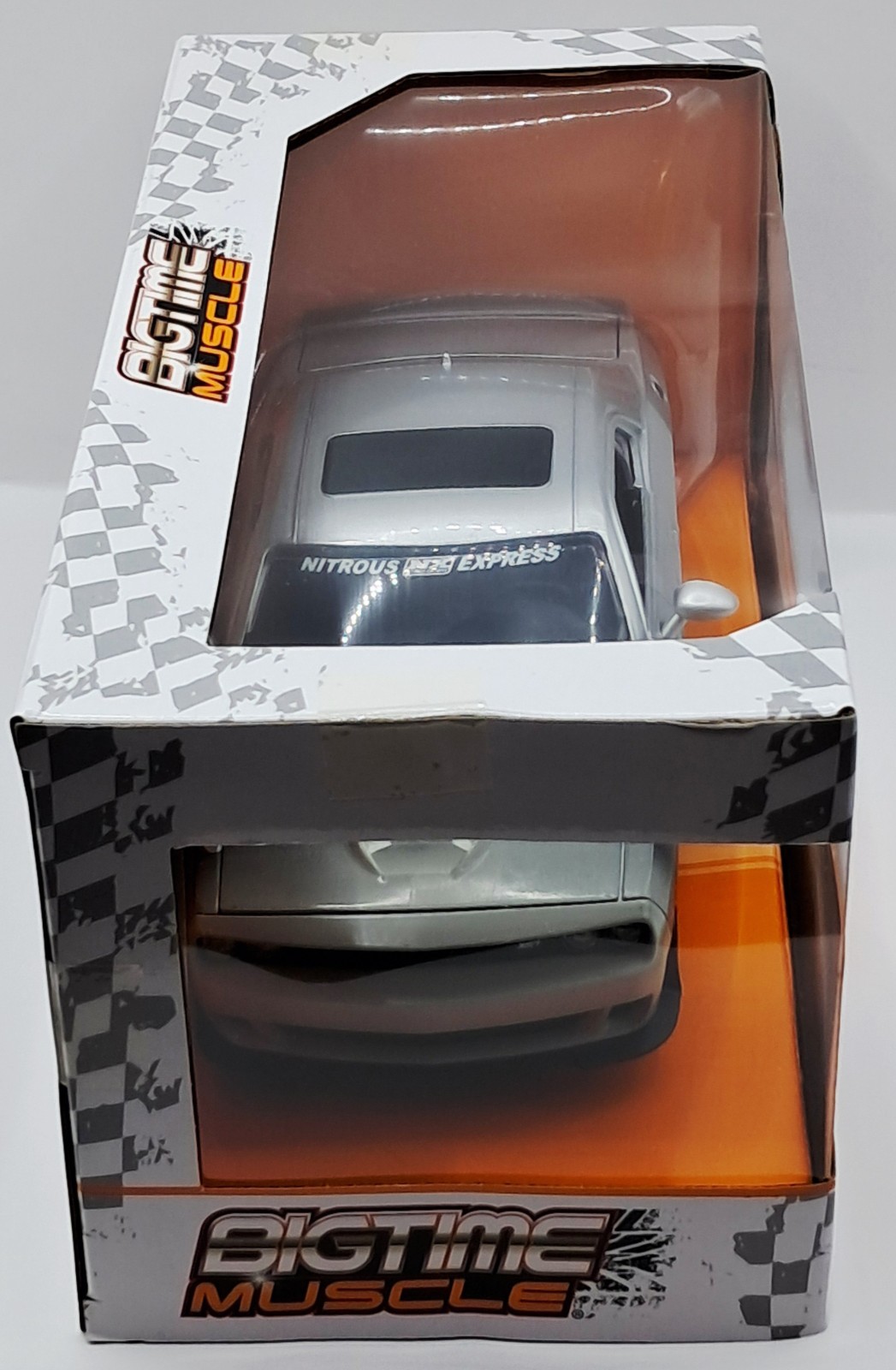 Jada 2015 Dodge Challenger SRT Hellcat NX Bigtime Muscle Silver Black 1/24 New