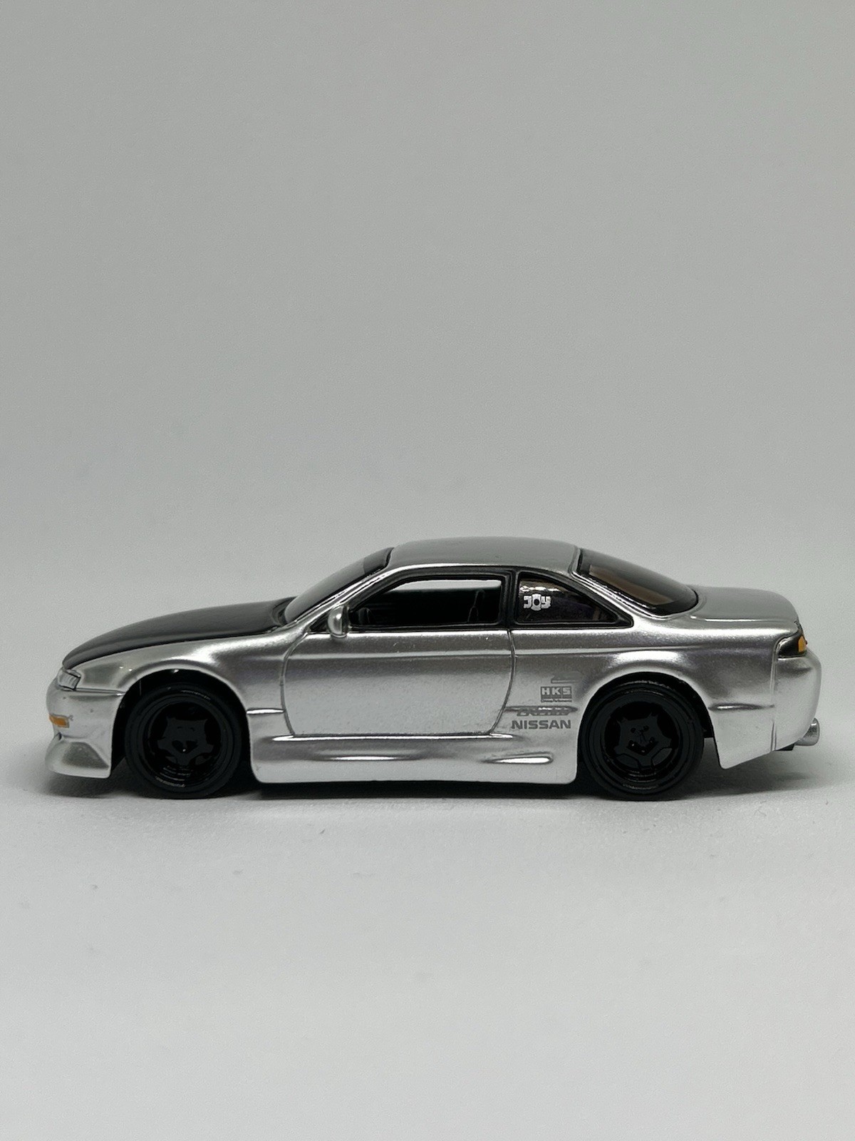 Jada Toys Nissan Silvia 240SX S14 – Silver Dub City Loose 1/64 Diecast Car 🔥