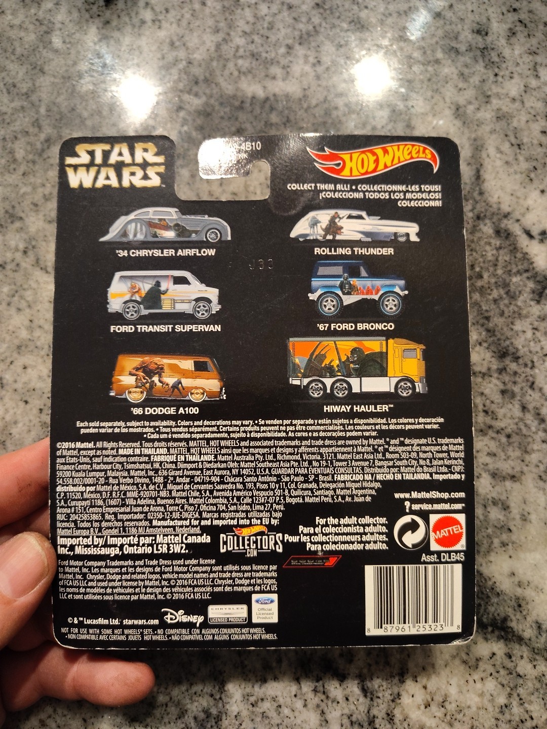 Hot Wheels FORD TRANSIT SUPERVAN silver- Star Wars – HW Pop Culture 1:64 DJH03