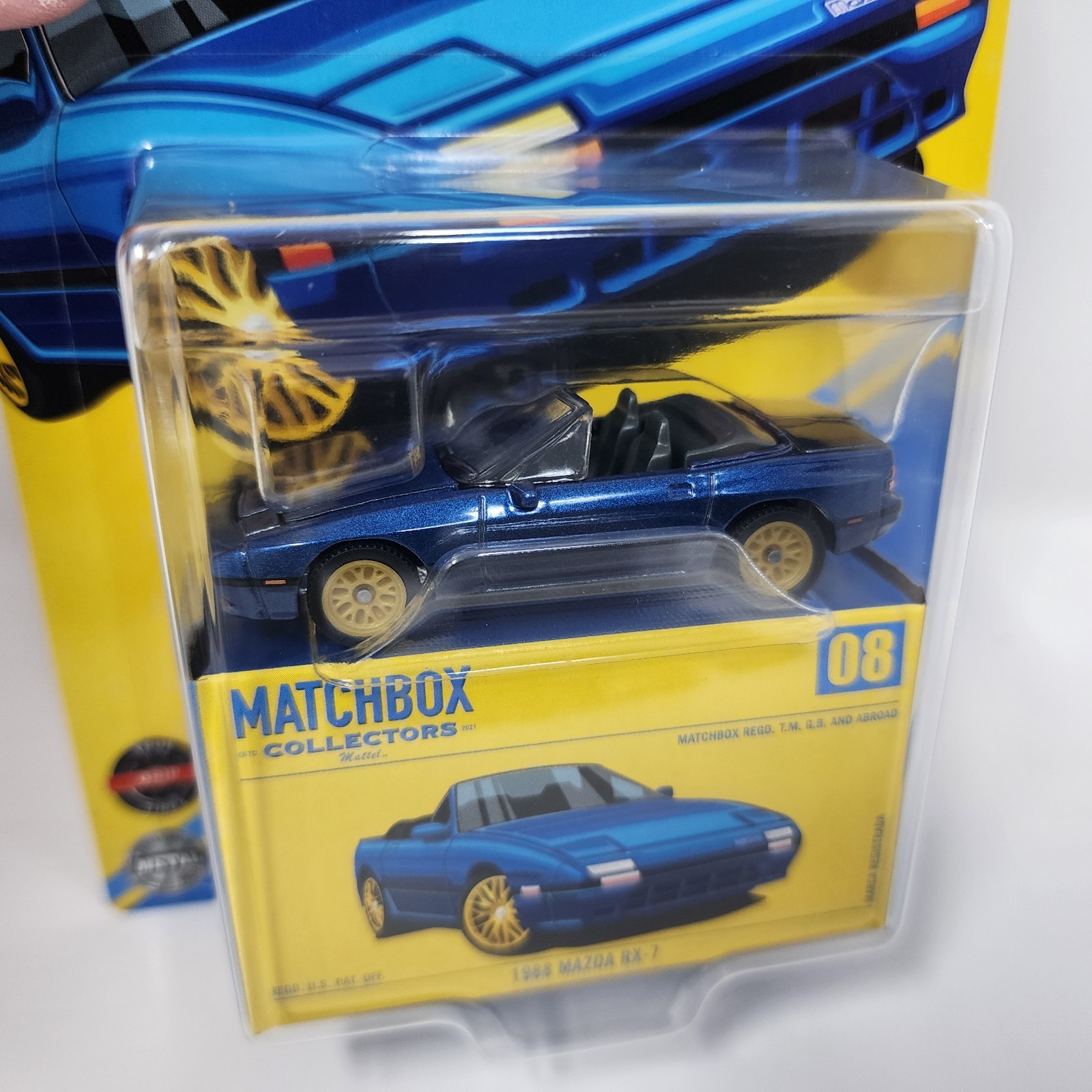1988 Mazda RX-7 #08 * 2025 Matchbox Collectors Case B Y57