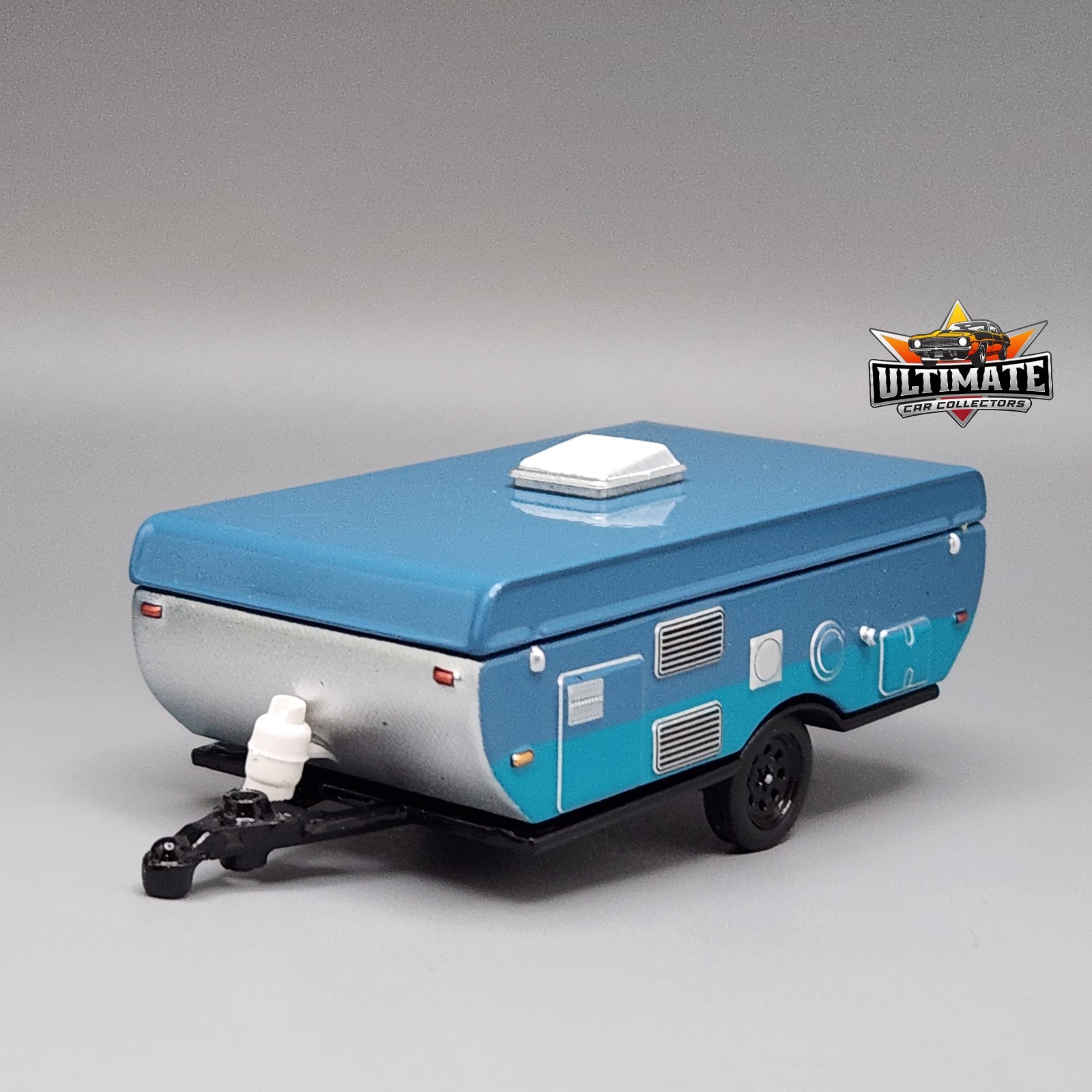 Pop-Up Camper Trailer Collectible 1/64 Scale Diecast Model Collector Car