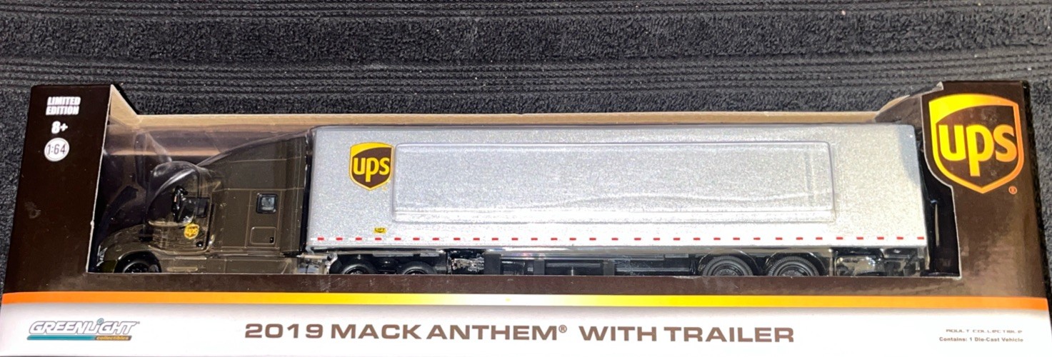 Greenlight 1/64 2019 Mack Anthem With Trailer UPS