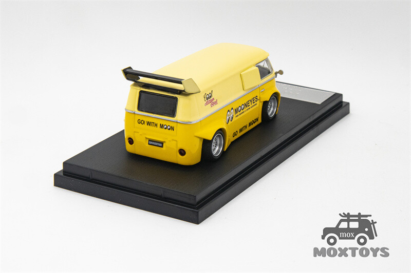 Mini Station 1:64 RWB-Targa Beetle T1 Van Trailer Set Mooneyes Model Car