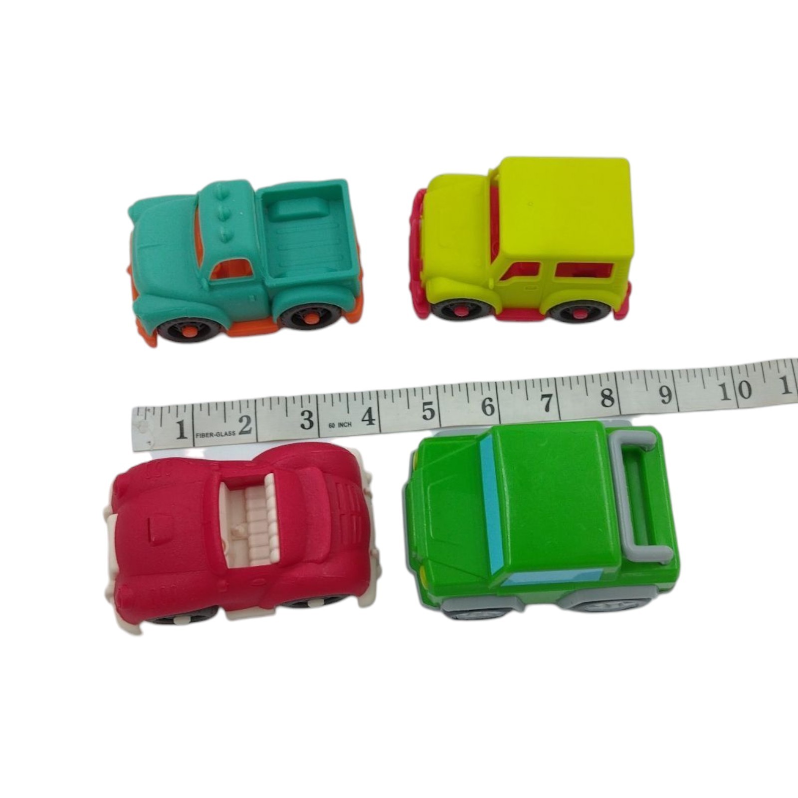 Lot of 4 Toy Cars Plastic Truck SUV Vehicle Toddler Kid Chunky