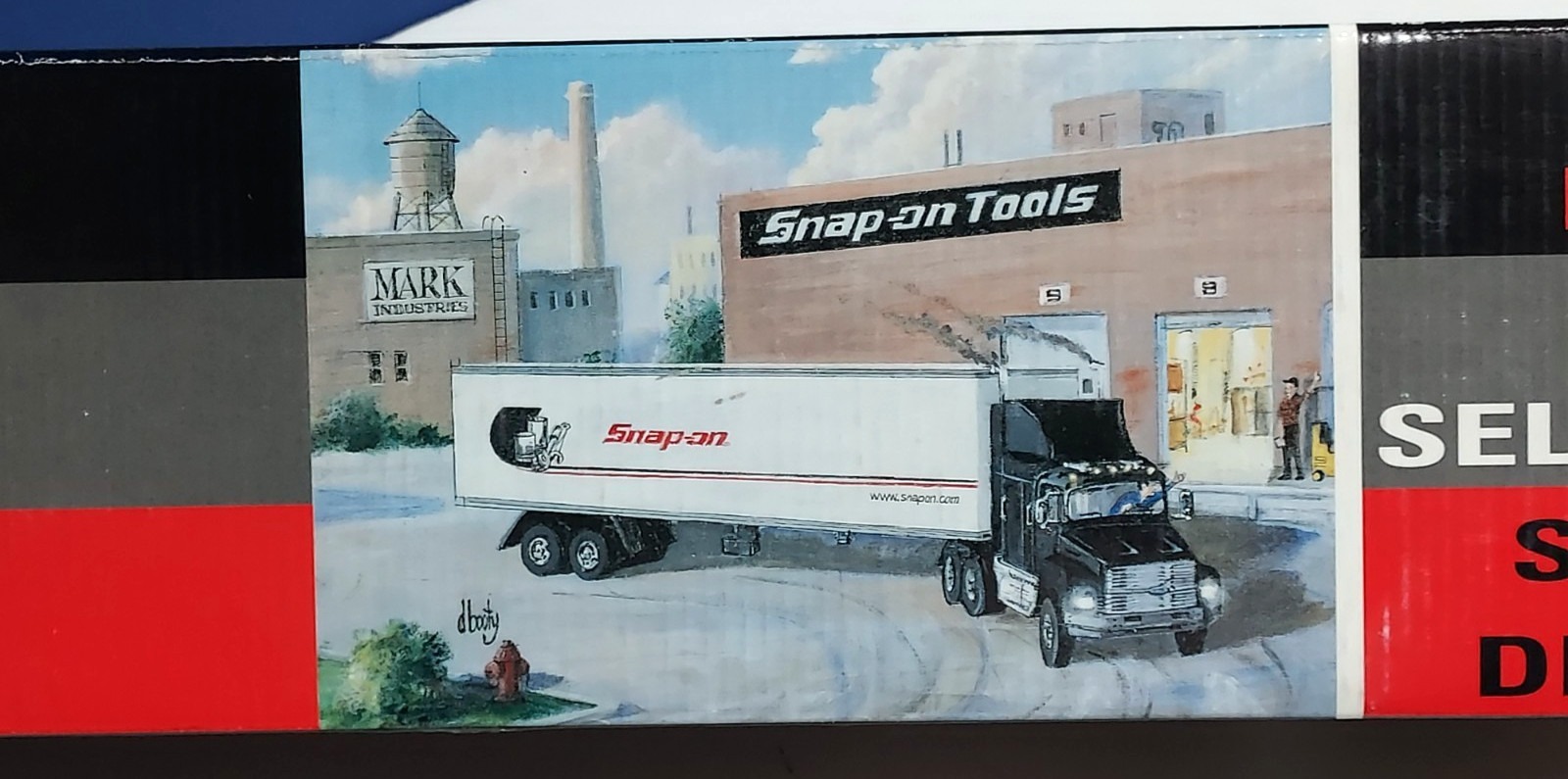 Snap-on Tools Ford Aeromax Tractor Trailer 1:36 Plastic New Original Packaging