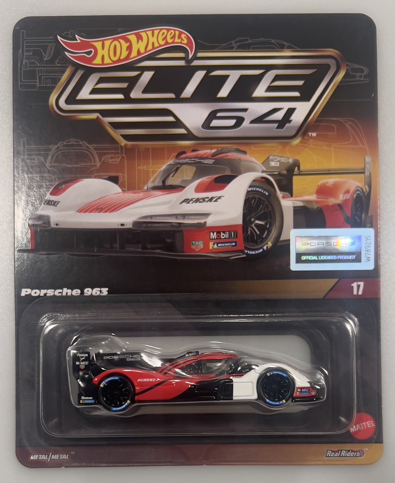 New 2025 Hot Wheels RLC Exclusive Elite 64 Penske Porsche 963 Hybrid Hypercar