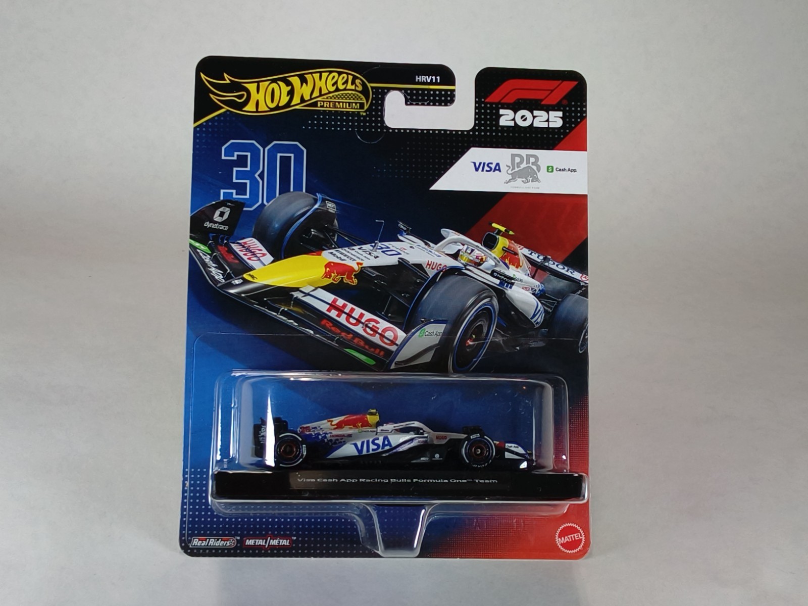 HOT WHEELS F1 2025 Premium Formula 1 Visa Cash App Racing Bulls #30 Red Bull