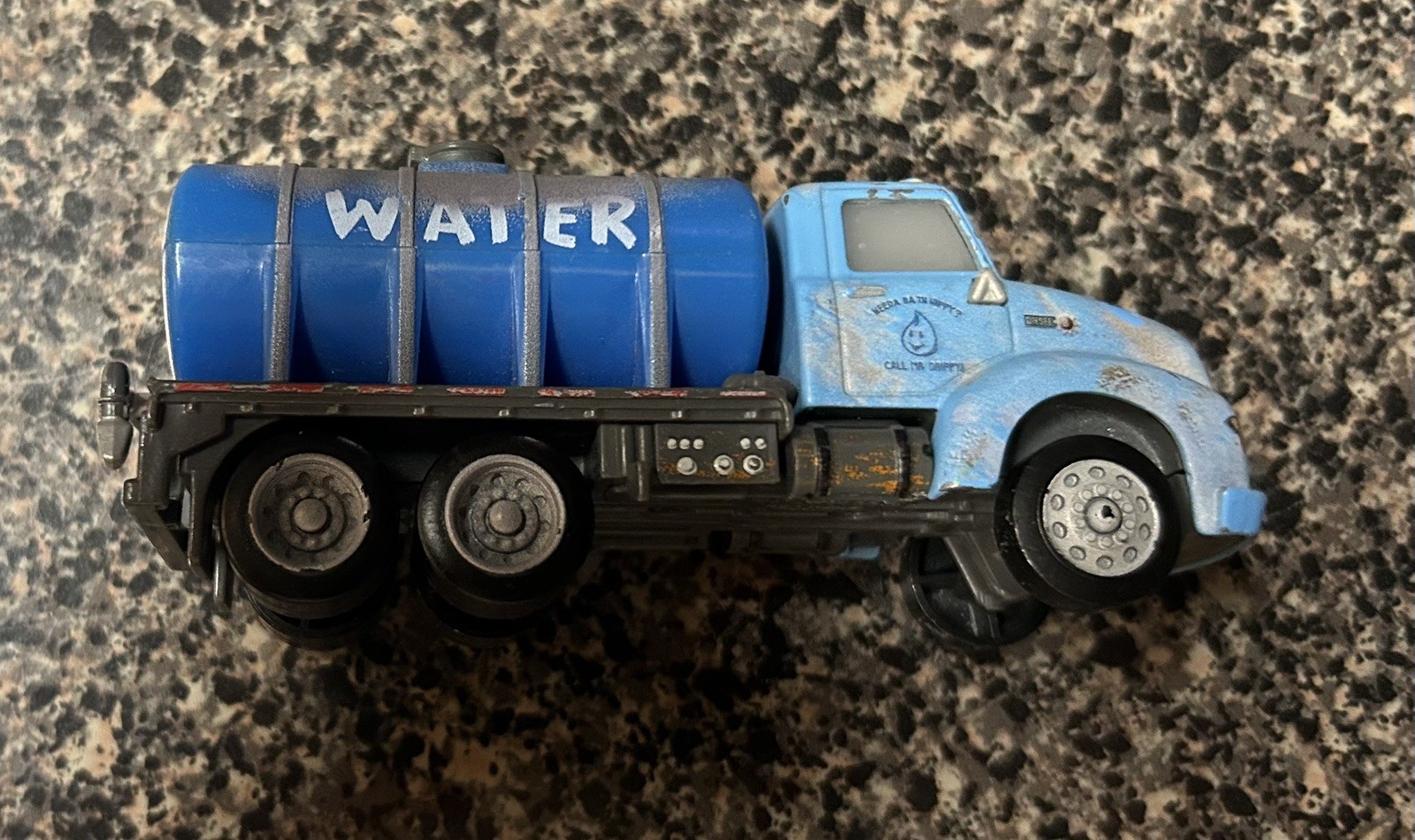 Disney Pixar Cars 1:55 Die Cast Mr. Drippy Water Truck Mattel Toy