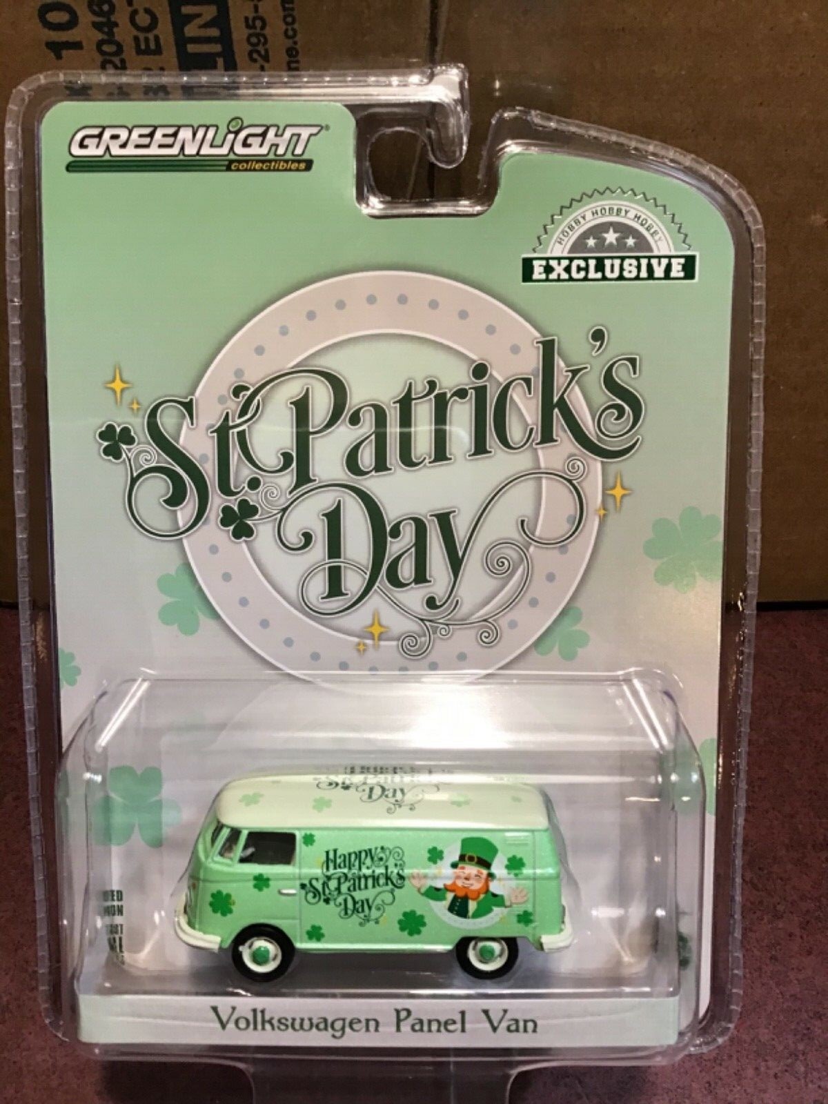 Greenlight Hobby Exclusive Volkswagen Panel Van ST. Patrick’s Day 2021