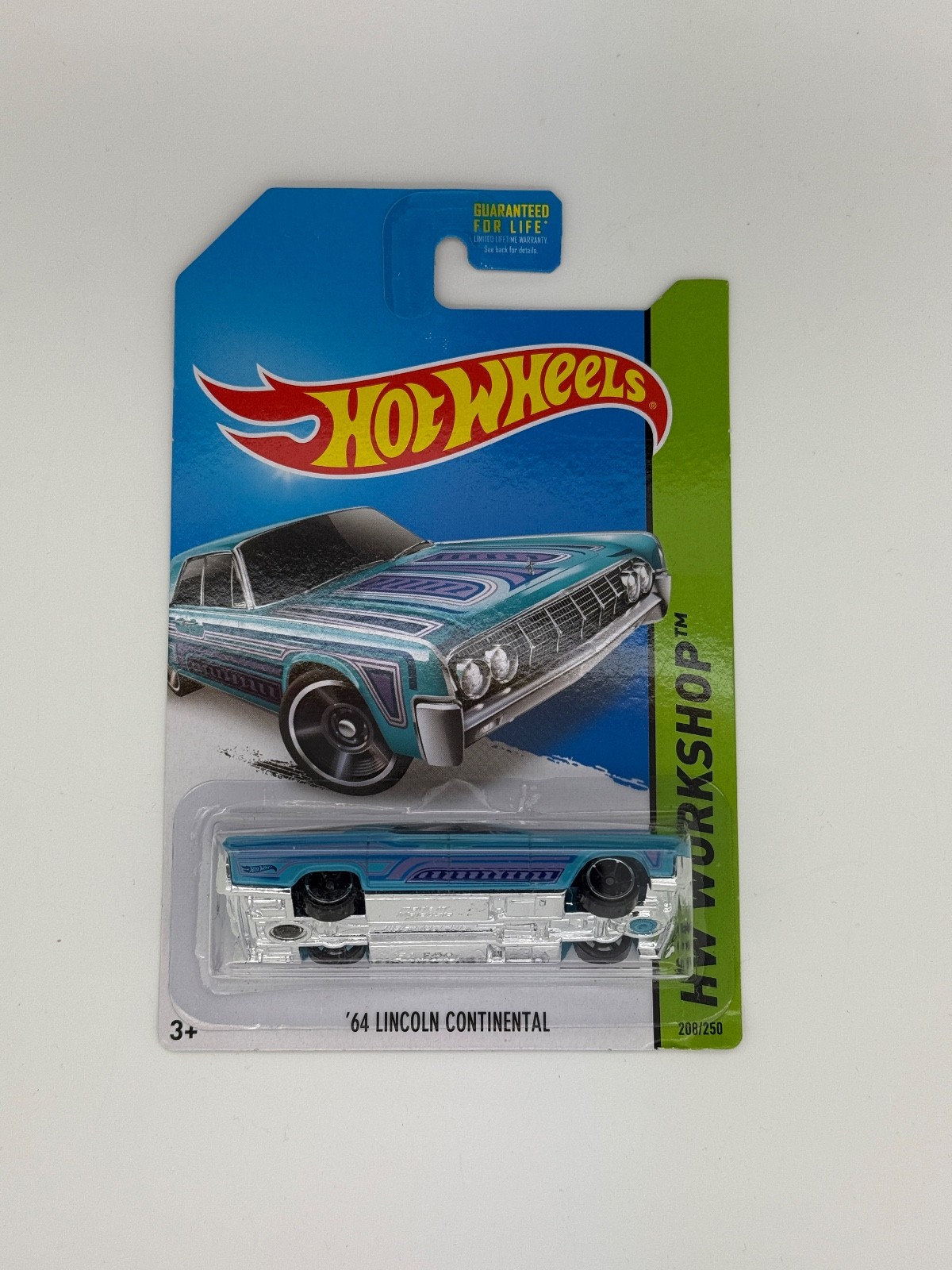 2014 Hot Wheels ’64 Lincoln Continental Blue – HW Workshop 208/250
