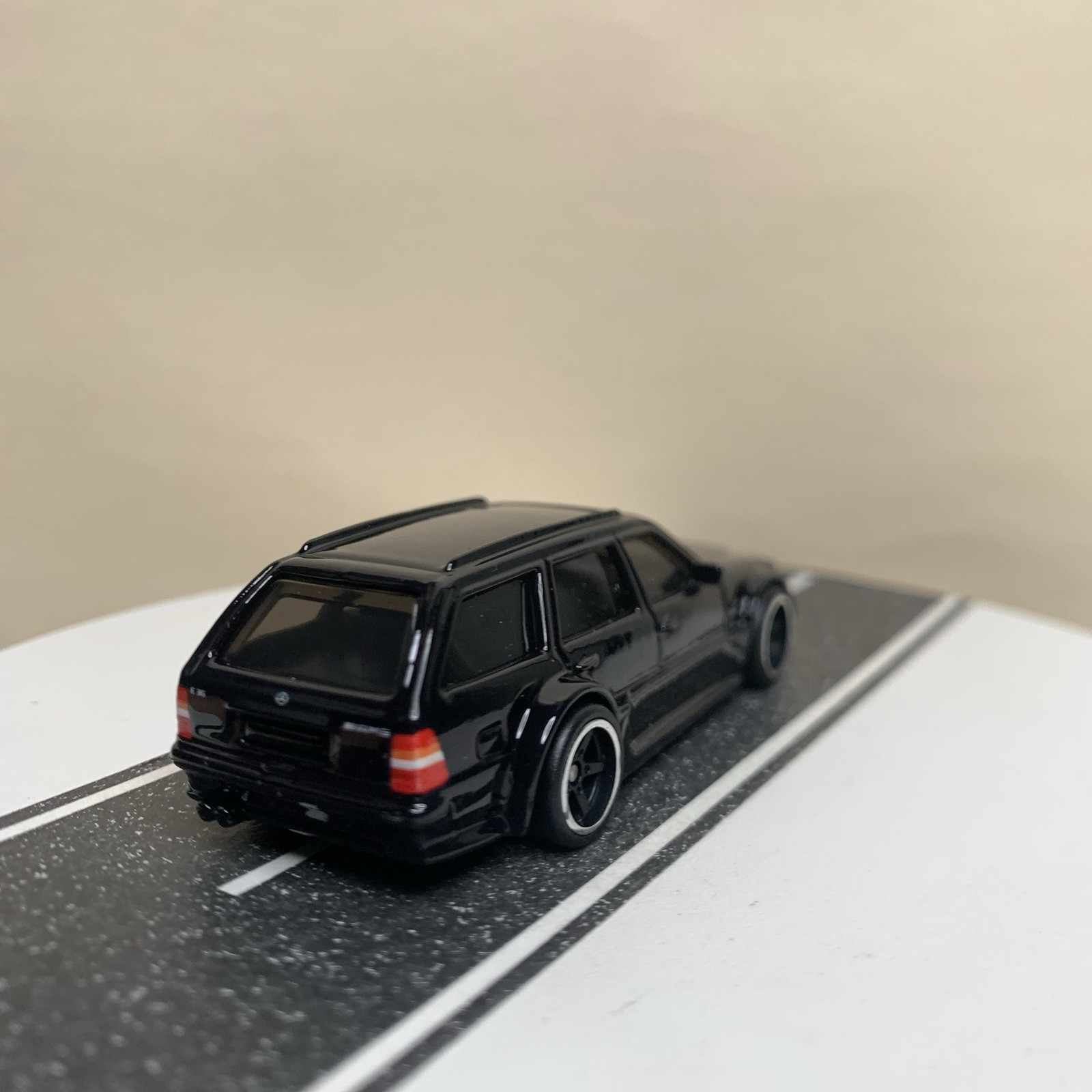 Hot Wheels Premium Boulevard #60 Mercedes-Benz AMG E36 Estate Wagon Custom Black