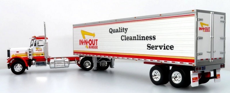 1973 Peterbilt 359 Tractor & Refrigerated Trailer 1:43 Altaya