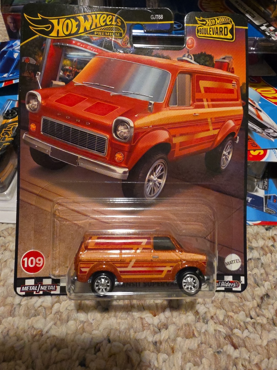2024 Hot Wheels Boulevard #109 FORD TRANSIT SUPERVAN Premium