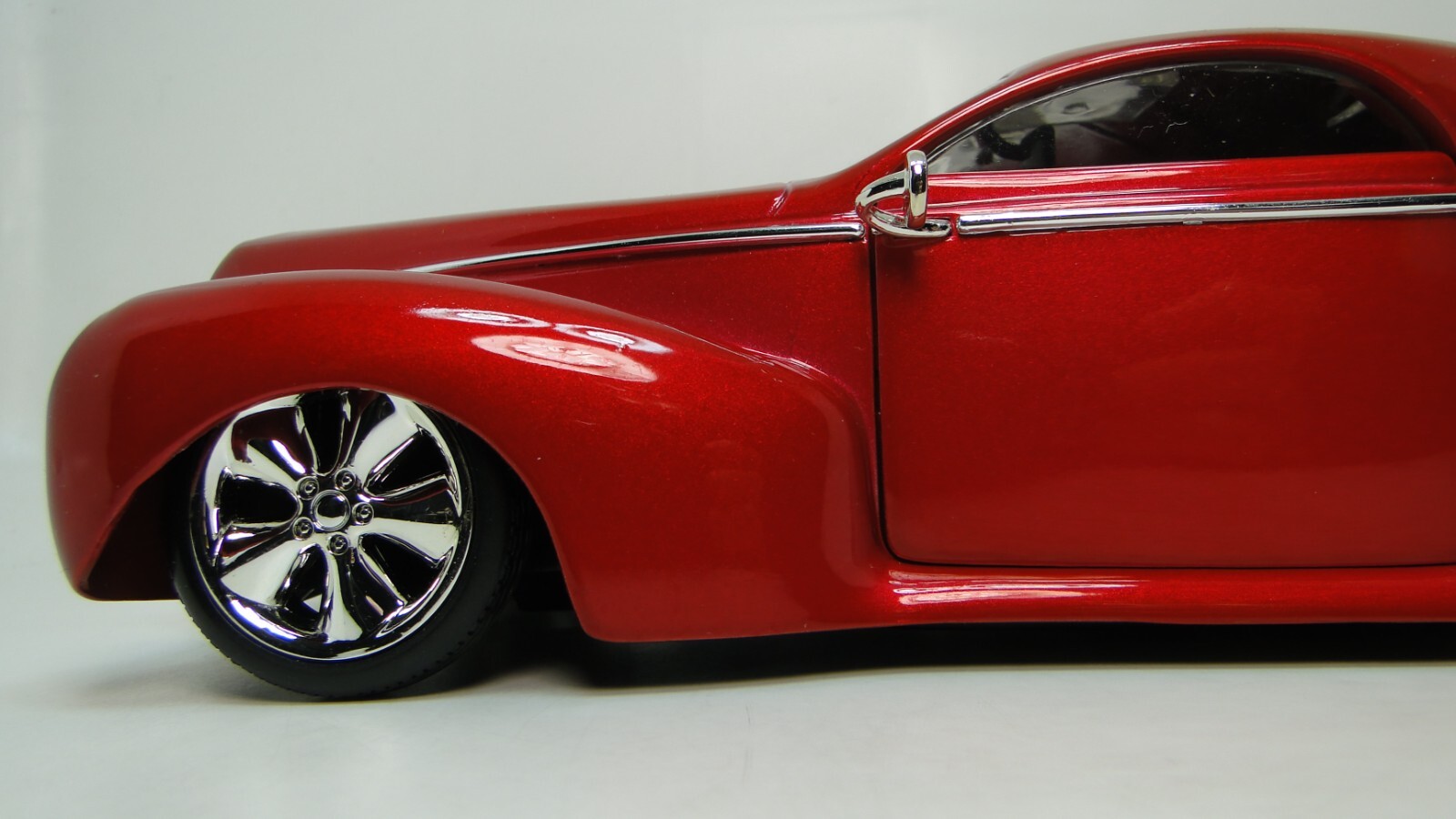 Hot Rod Ford Mecury Merc Chopped Dragster1:18Race Car Racing12Custom24Racer Red