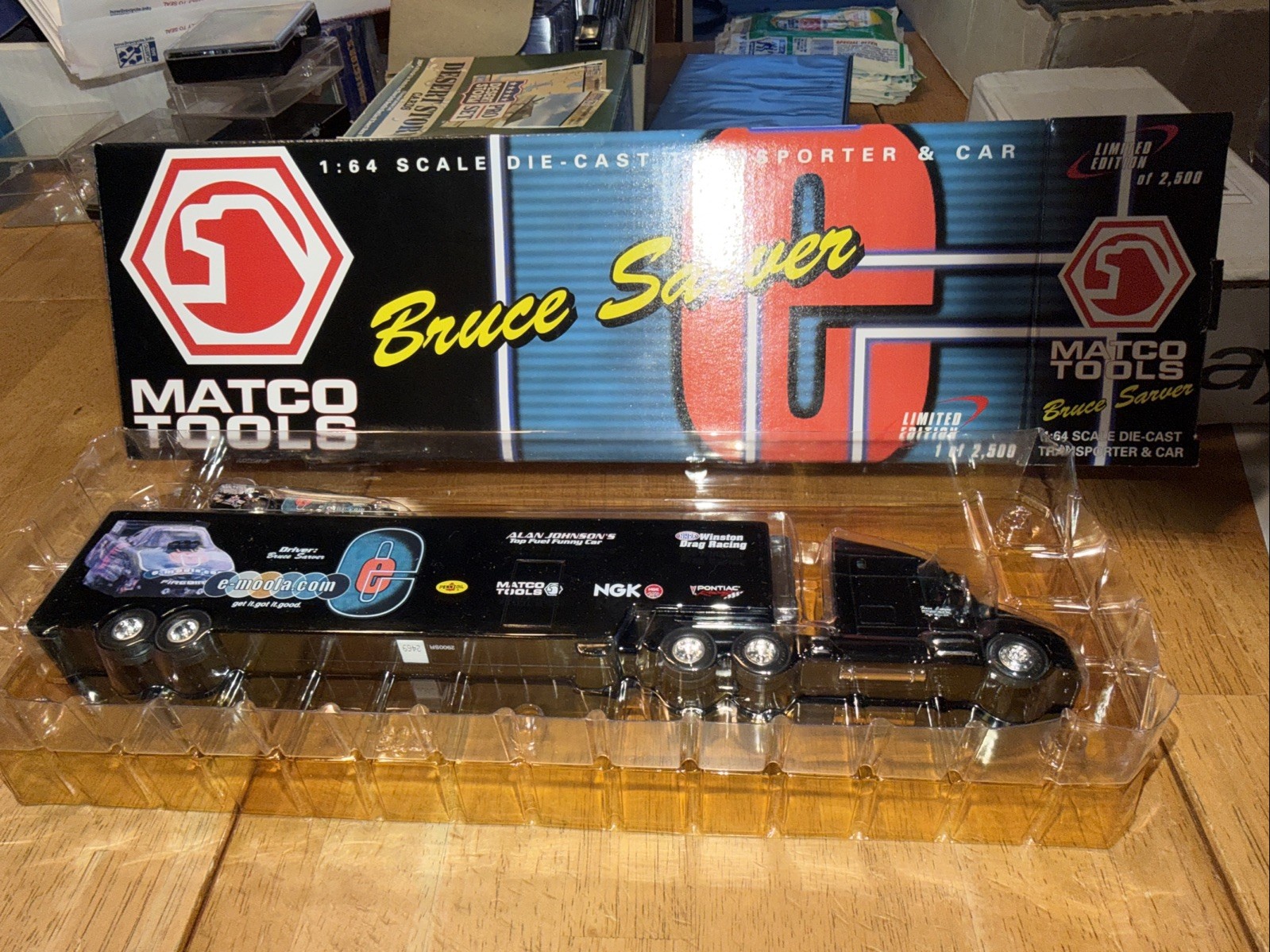 2000 Racing Champions 1/64 Bruce Sarver Matco Tools Transporter & Funny Car NHRA