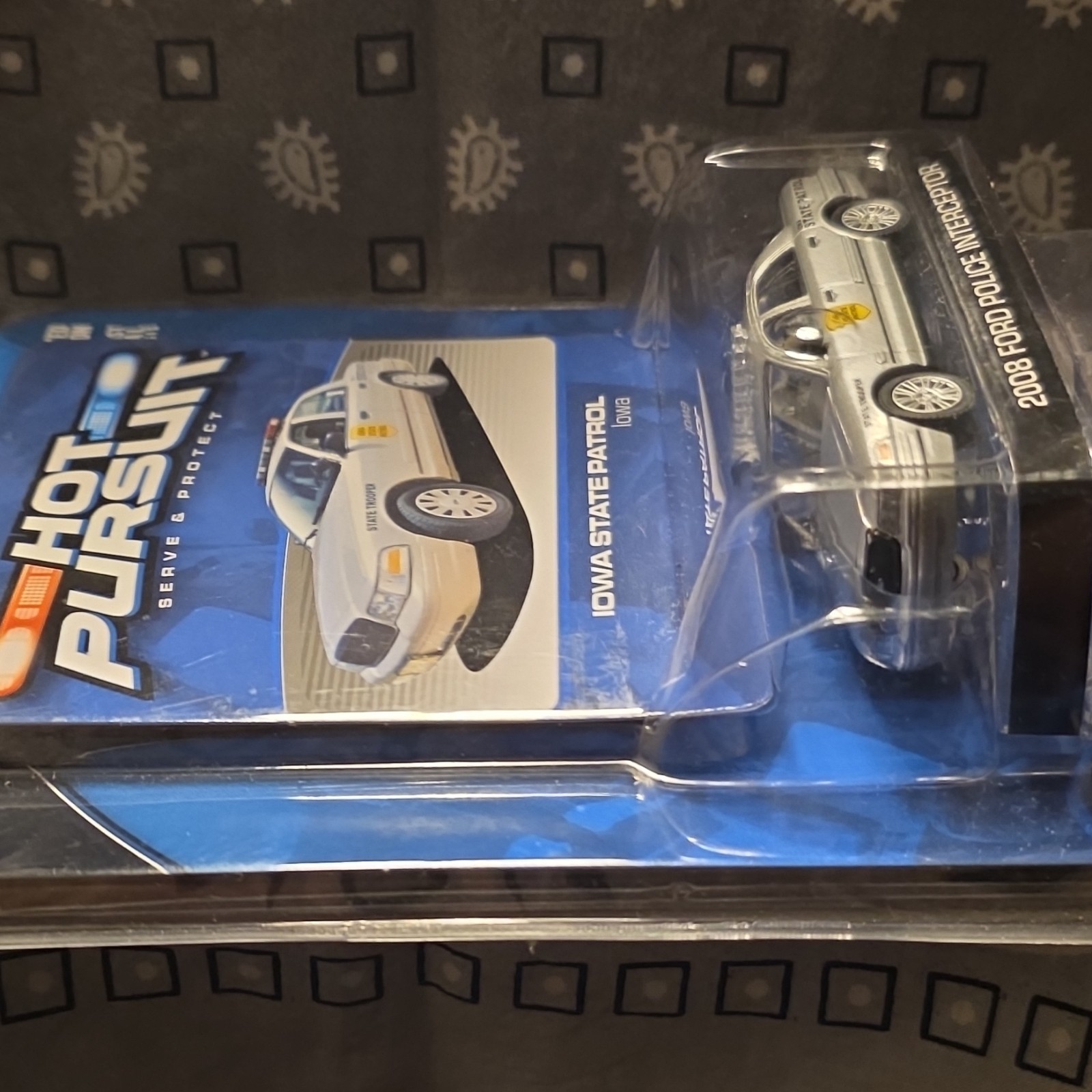 GreenLight Hot Pursuit Series 7 2008 Ford Police Interceptor Iowa STP 1:64
