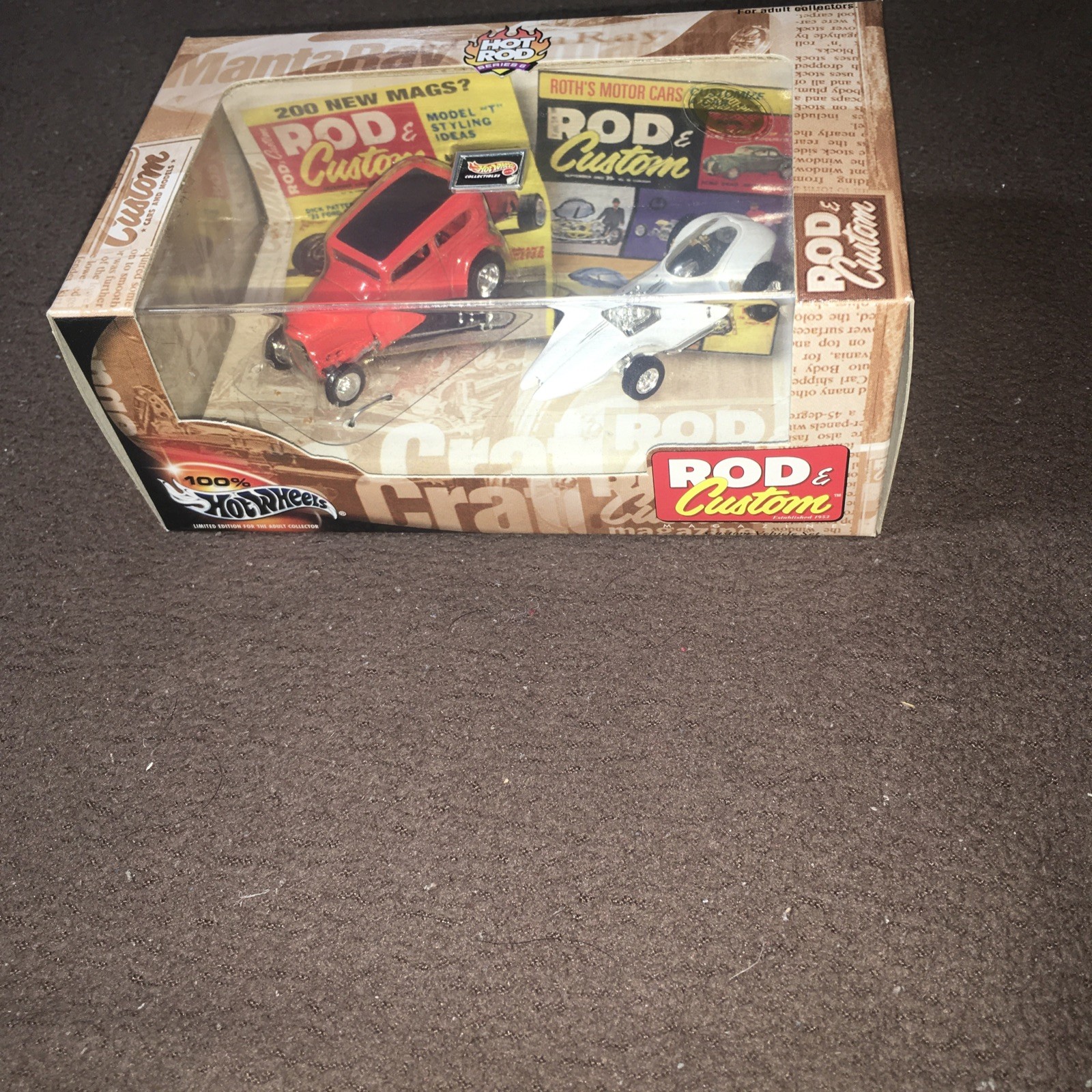 100% Hot Wheels Rod & Custom Hot Rod Series 6 Rod and Custom. Sealed Box #6