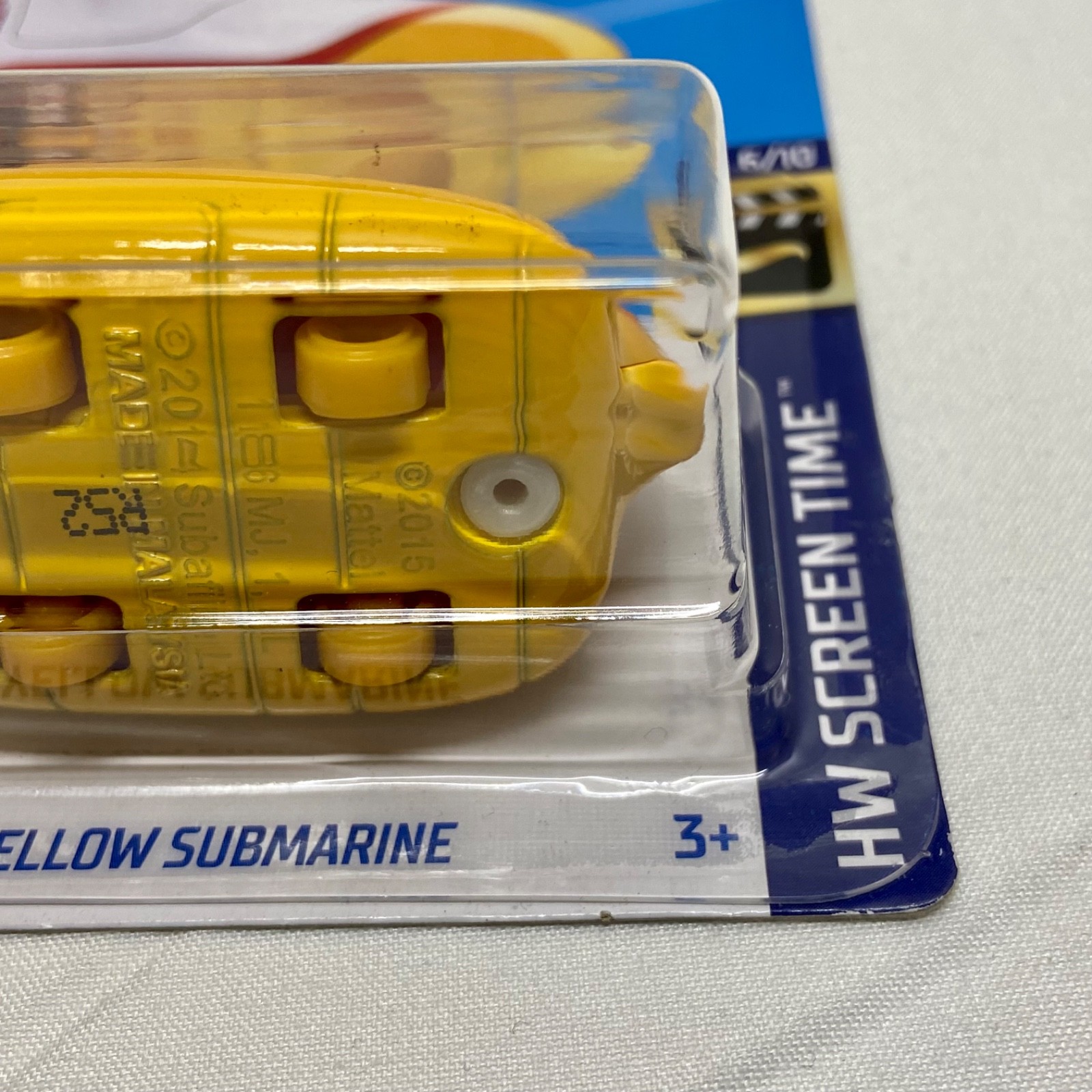 Beatles Yellow Submarine Hot Wheels 127/250 HW Screen Time 6/10 Diecast NIP 2023