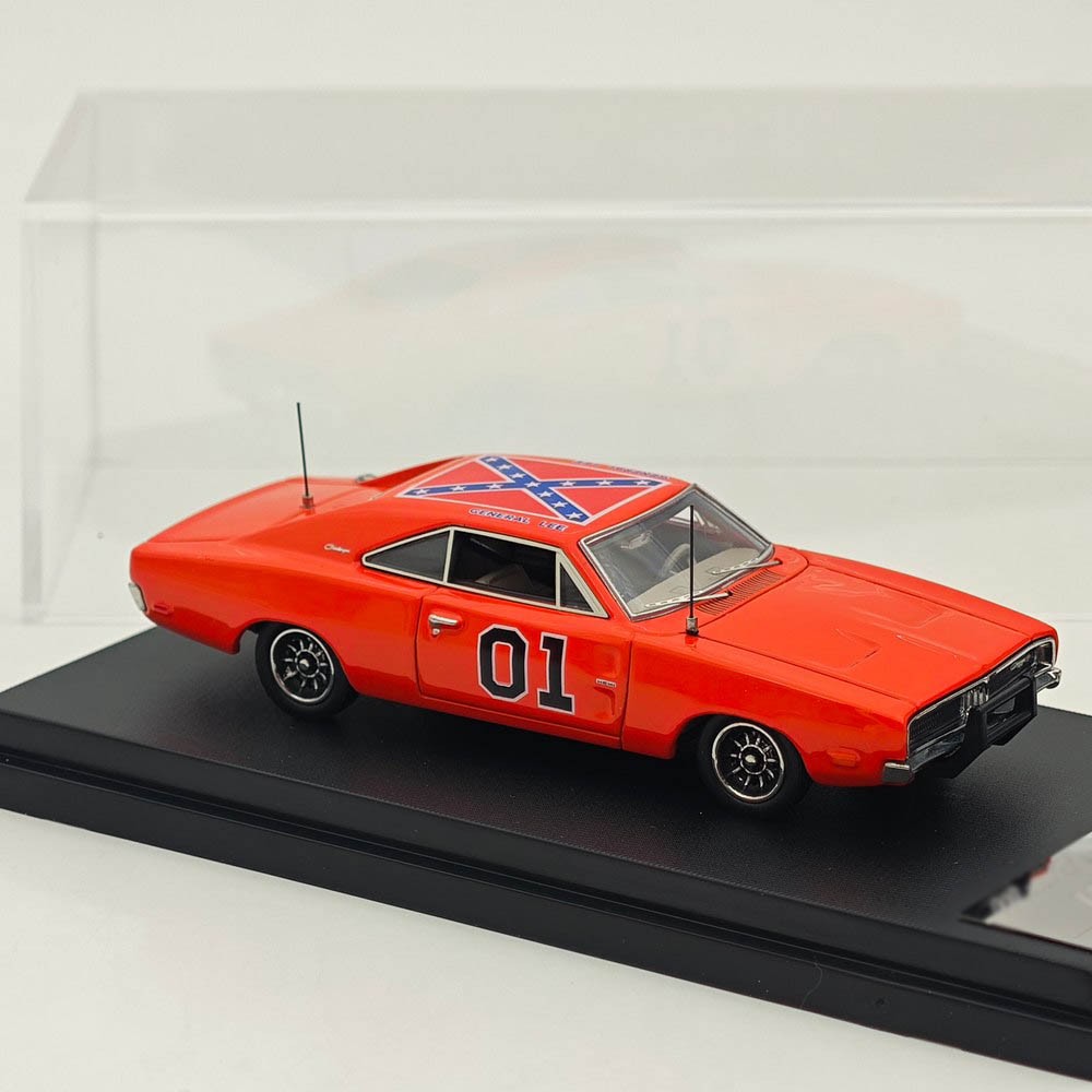 Mini Forge 1:64 1969 Dodge Charger General Lee Red Diecast Metal Car Limited