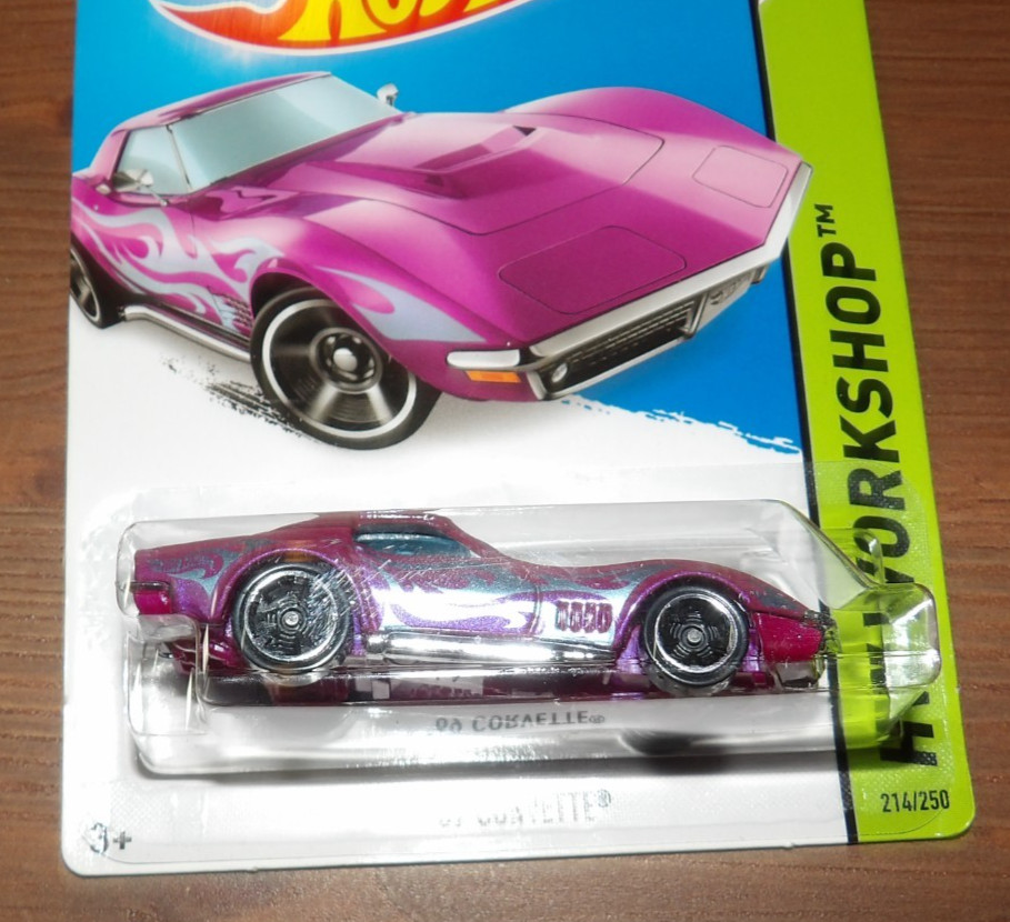 2X – 2014 Hot Wheels – ’76 Greenwood Corvette & ’69 Corvette