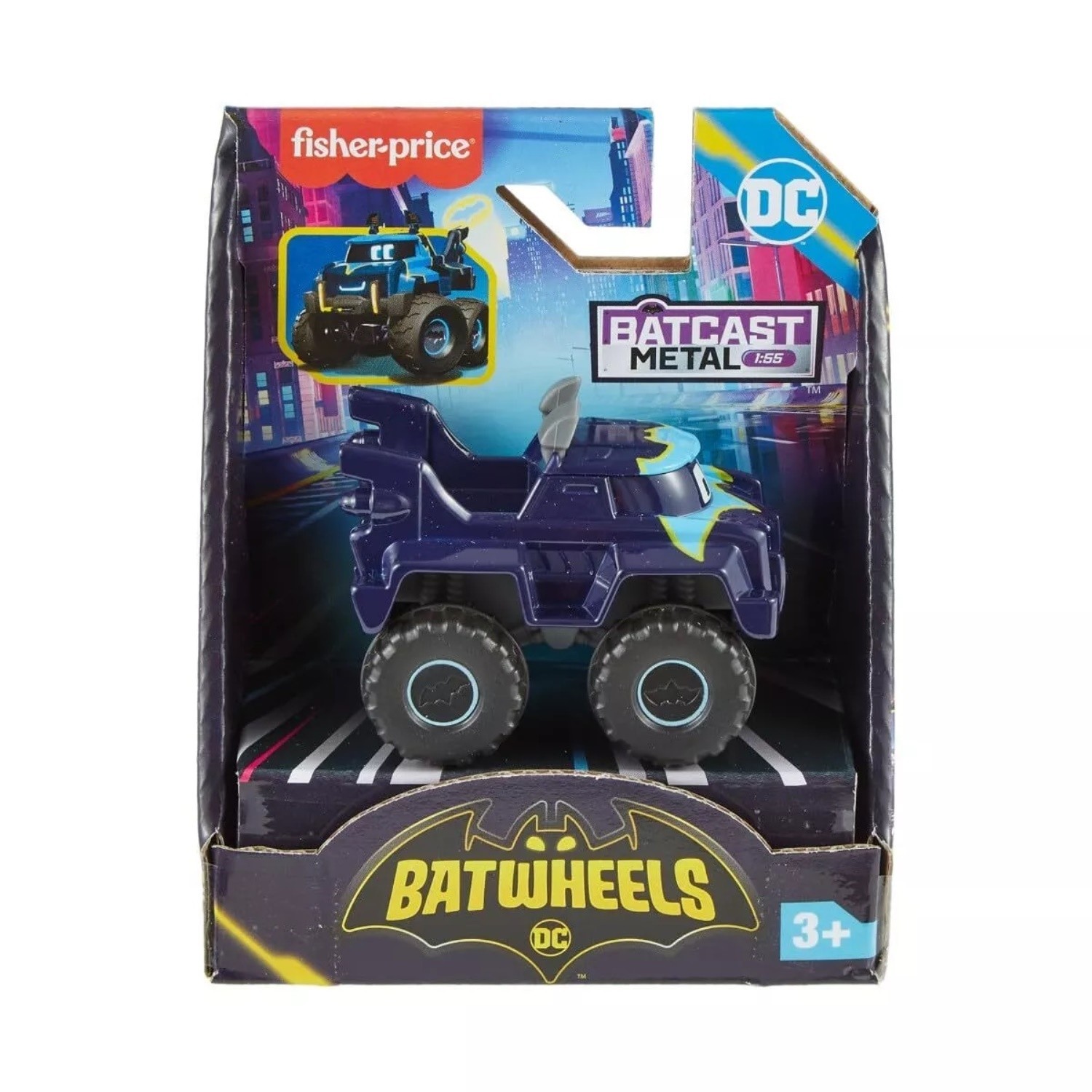 BATWHEELS BATCAST METAL 1:55 SCALE ASST. HML12 ASSORT FISHER-PRICE BATMAN TOY DC