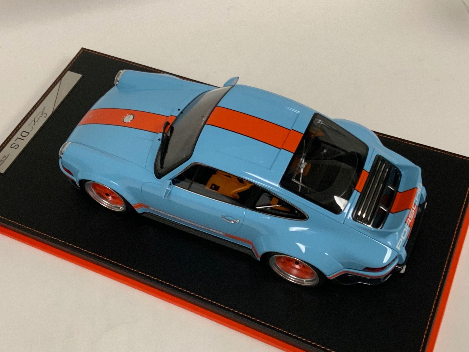 1/12 scale IVY model of the Porsche 911 Singer DLS in Gulf Blue Leather 25 pcs
