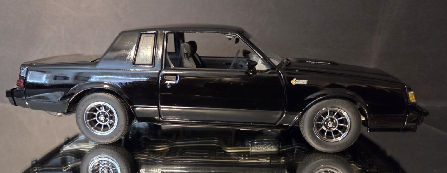 GMP, 1985 Buick Grand National, Black, 1:24 Diecast