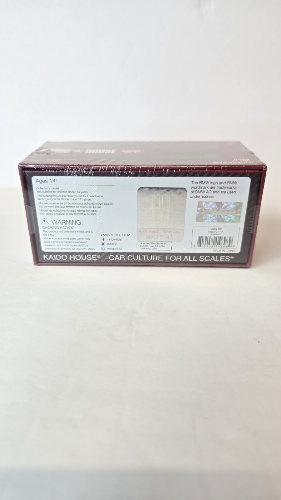 Kaido House x Mini GT 1:64 BMW M3 KAIDO GT V1 KHMG162 (sealed box)