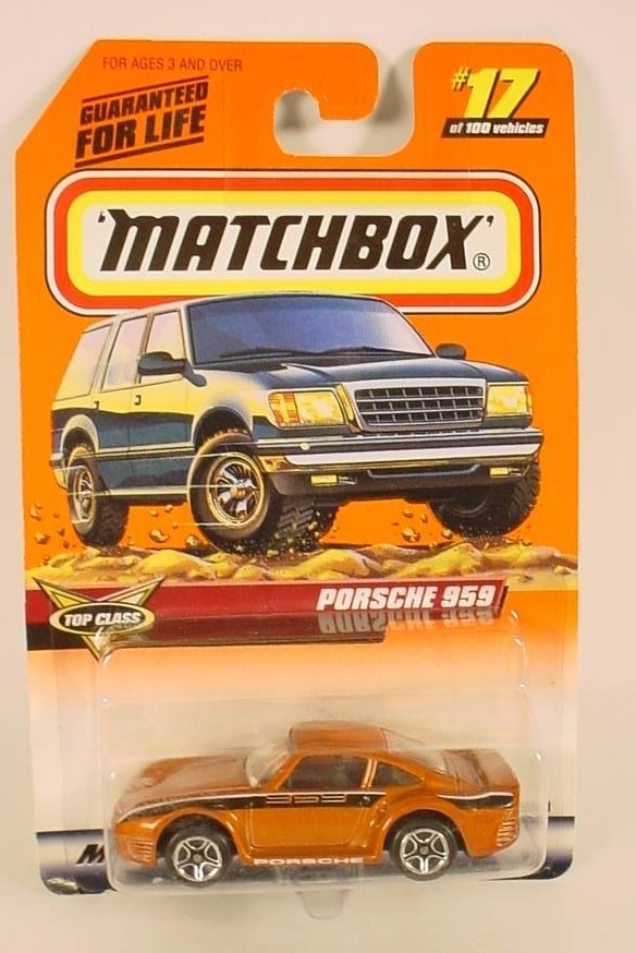 MATCHBOX # 17 COPPER PORSCHE 959 MB 7-F49