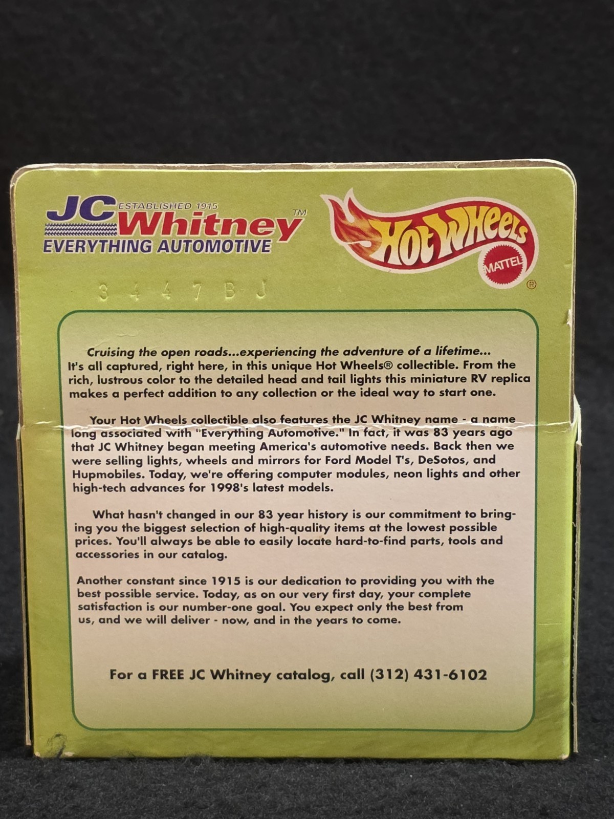 Hot Wheels JC Whitney Promo Custom Van
